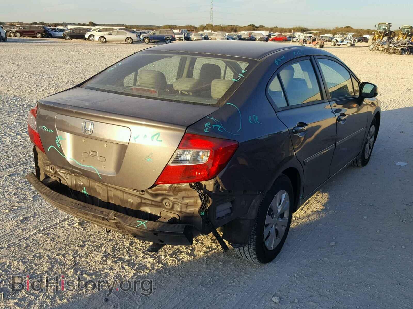 2012 HONDA CIVIC - VIN: 2HGFB2F50CH595615 - Фото 4