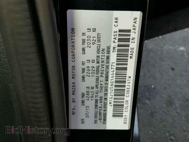 2016 MAZDA 6 - VIN: JM1GJ1U56G1444771 - Фото 10