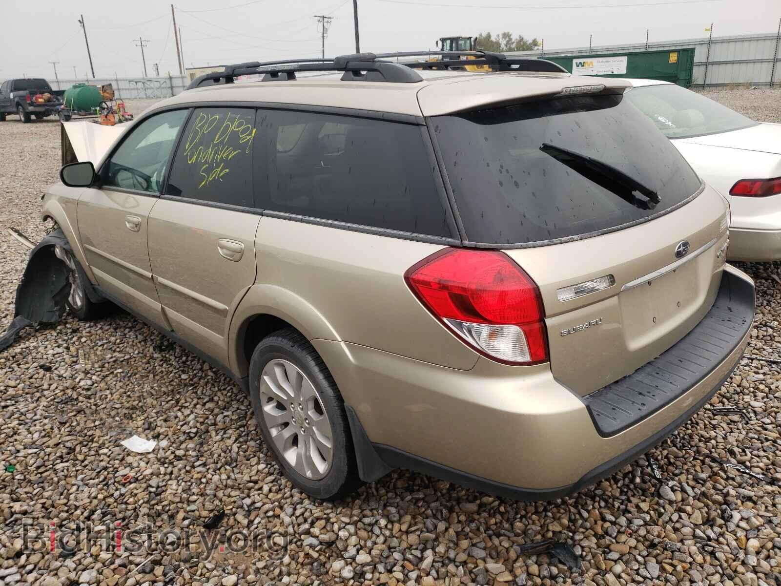 2009 SUBARU OUTBACK - VIN: 4S4BP66C897313435 - Фото 3