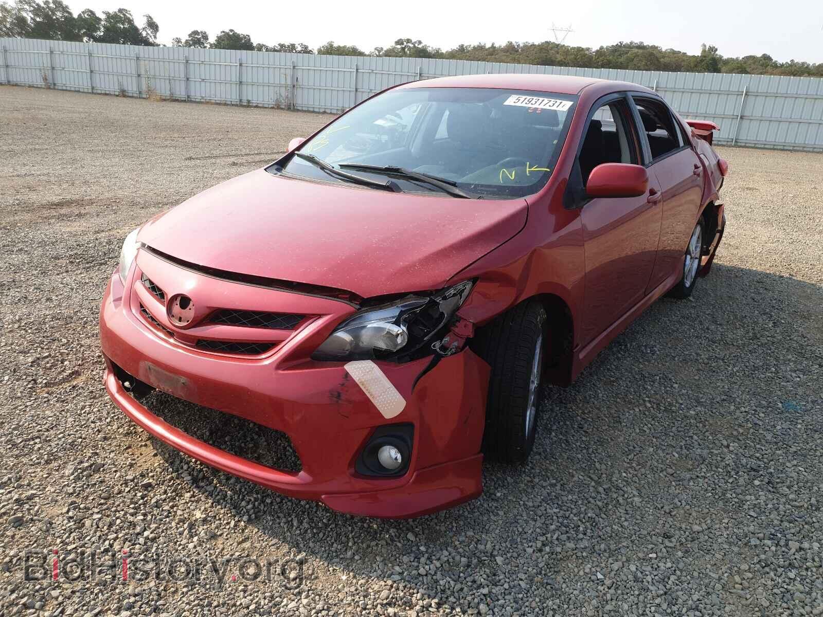 2013 TOYOTA COROLLA - VIN: 2T1BU4EE5DC080108 - Фото 2