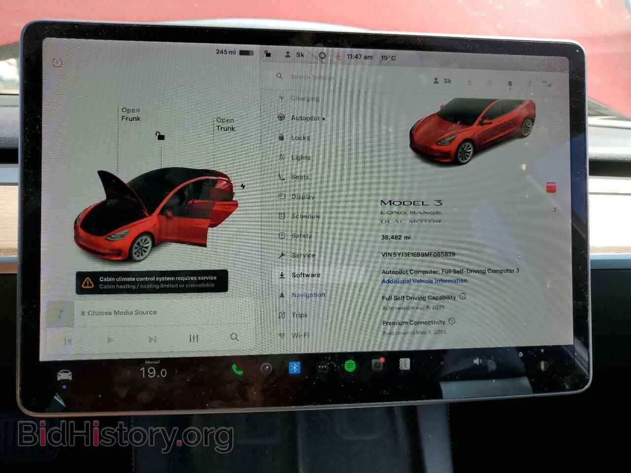 2021 TESLA MODEL 3 - VIN: 5YJ3E1EB9MF085829 - Photo 9