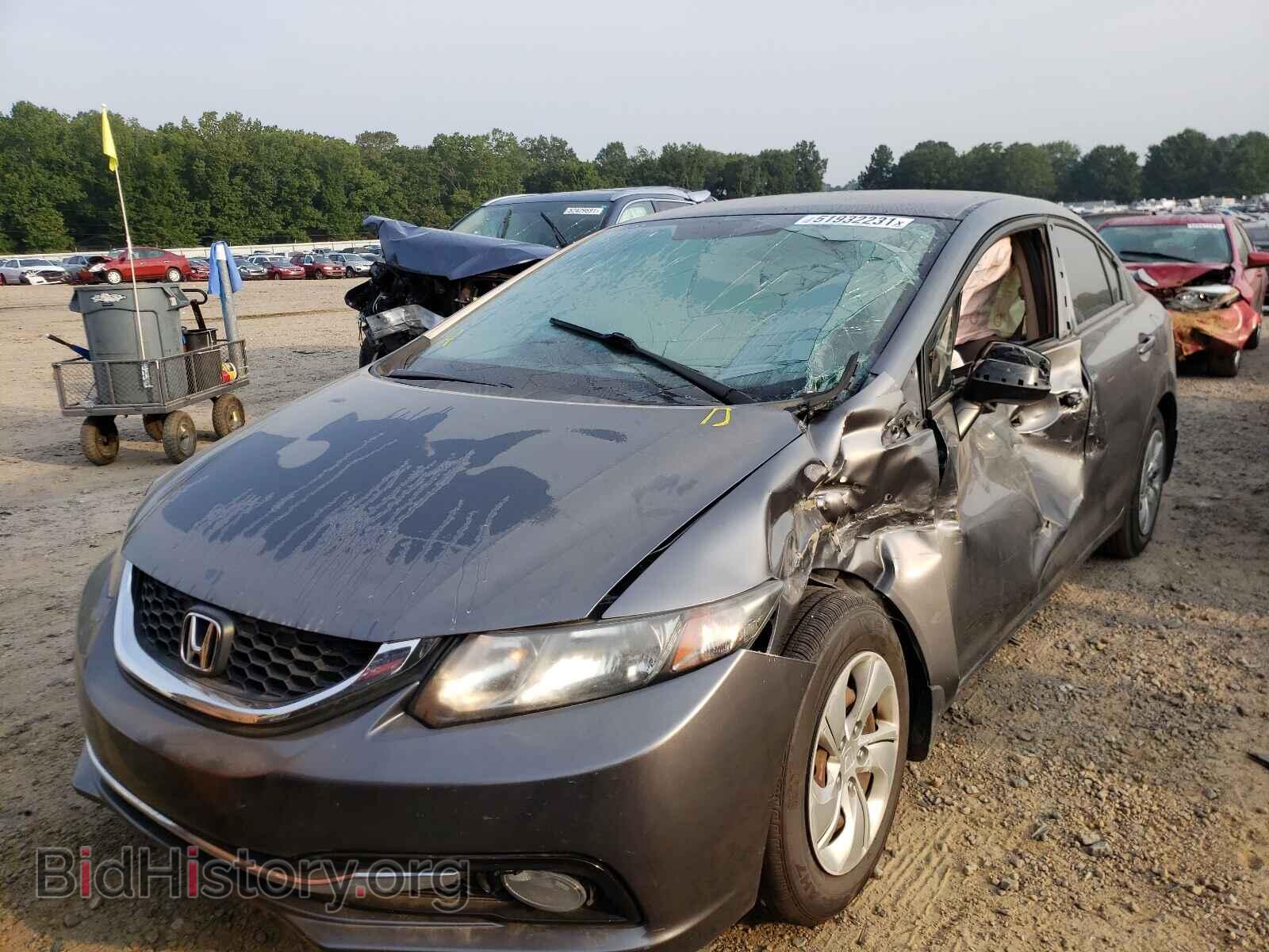 2013 HONDA CIVIC - VIN: 19XFB2F57DE025509 - Фото 2