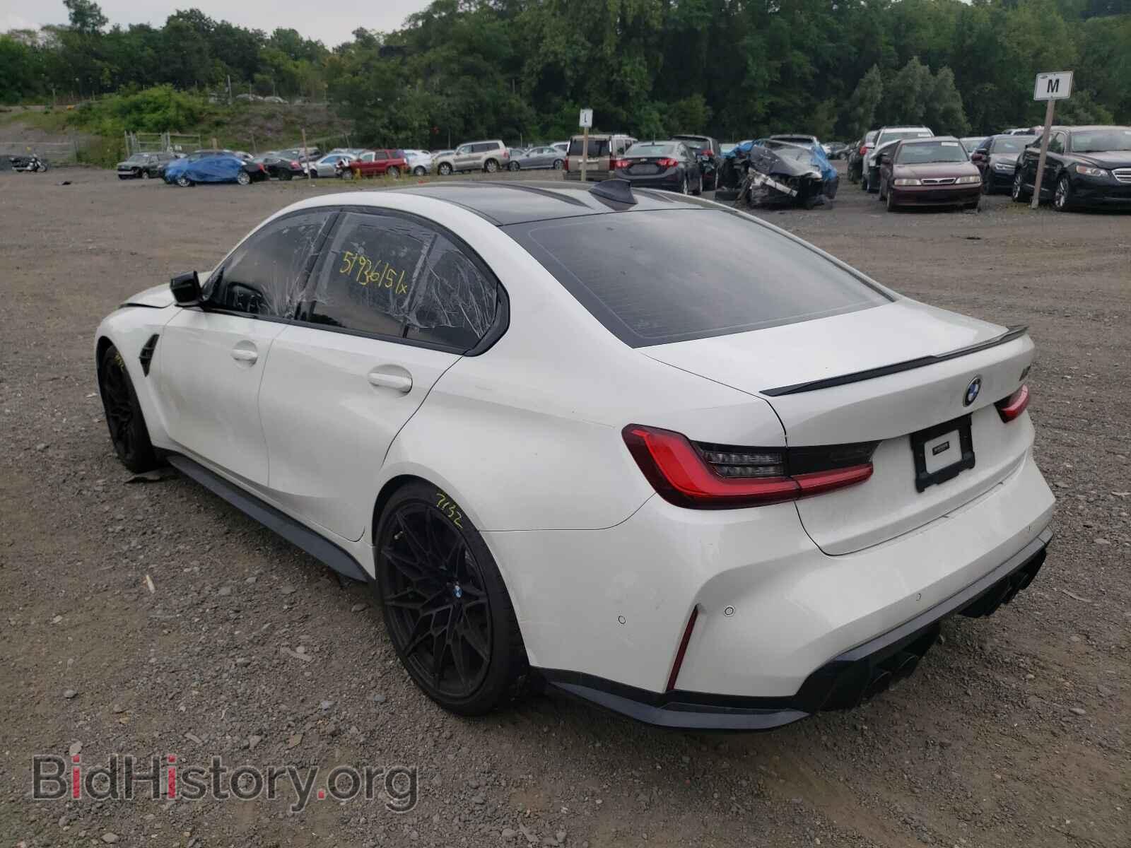 2021 BMW M3 - VIN: WBS33AY06MFK84115 - Photo 3