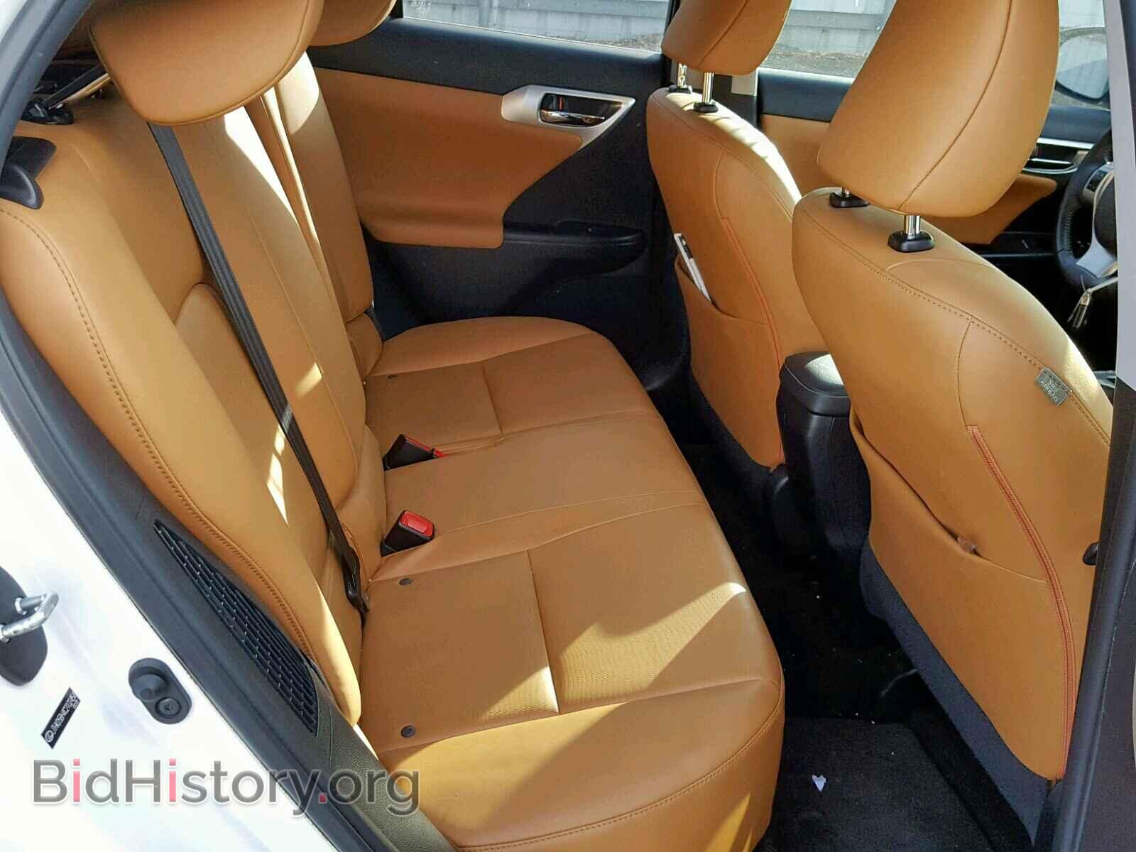 2012 LEXUS CT 200 - VIN: JTHKD5BH4C2102454 - Фото 6