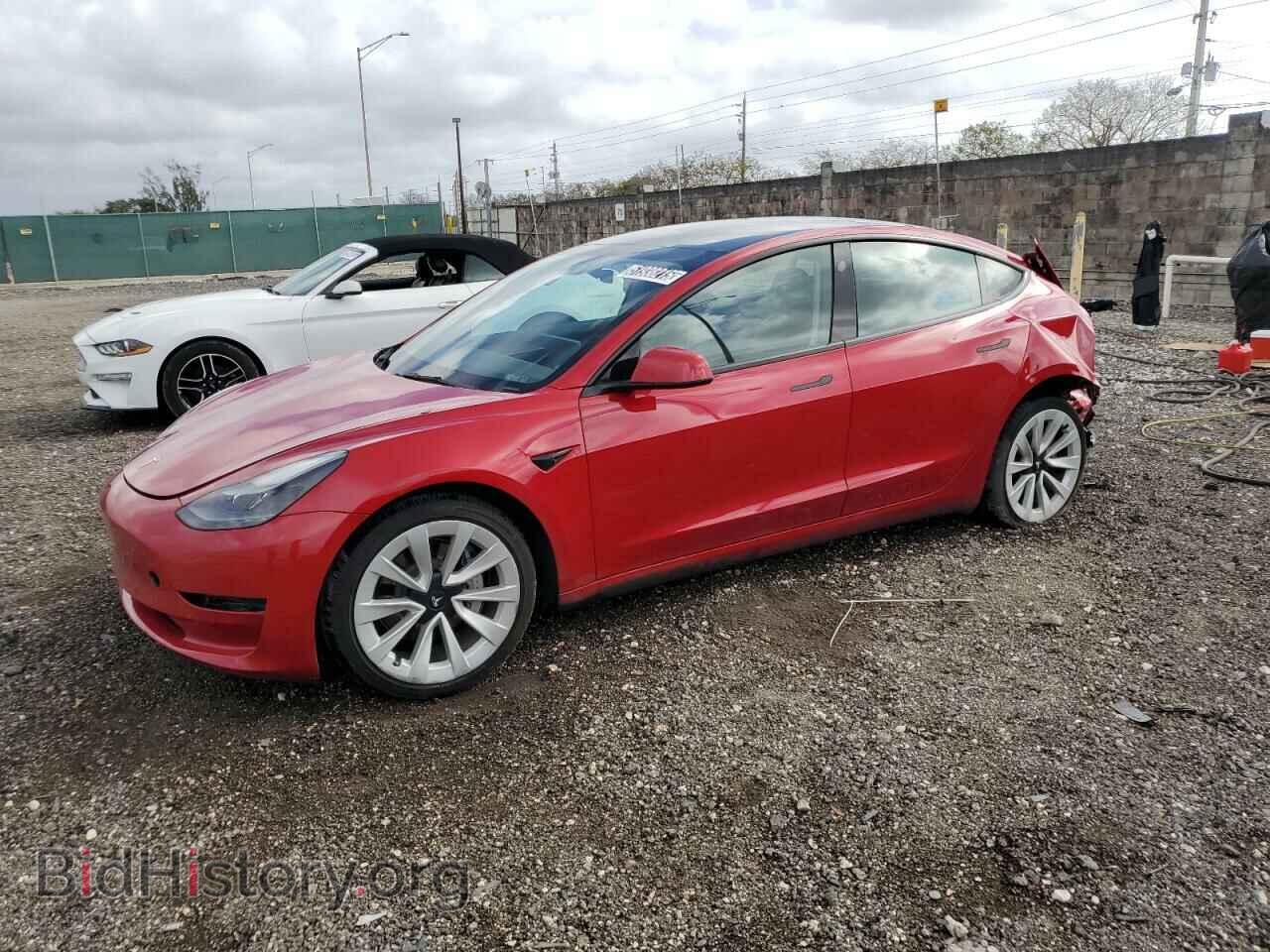Фотография 5YJ3E1EA2NF369814 - TESLA MODEL 3 2022
