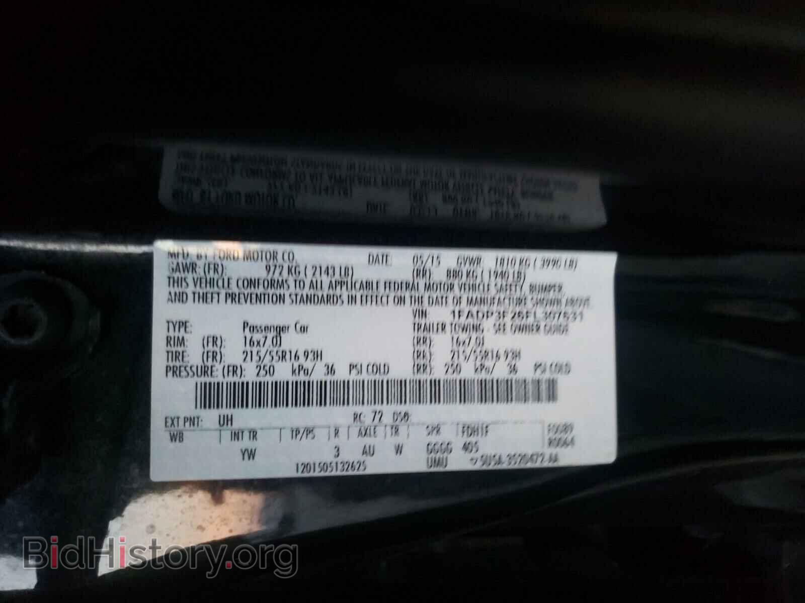 2015 FORD FOCUS - VIN: 1FADP3F26FL307631 - Фото 10