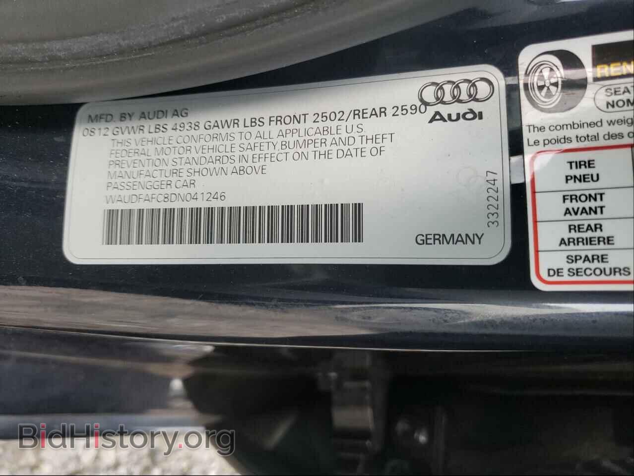 2013 AUDI A6 - VIN: WAUDFAFC8DN041246 - Photo 10
