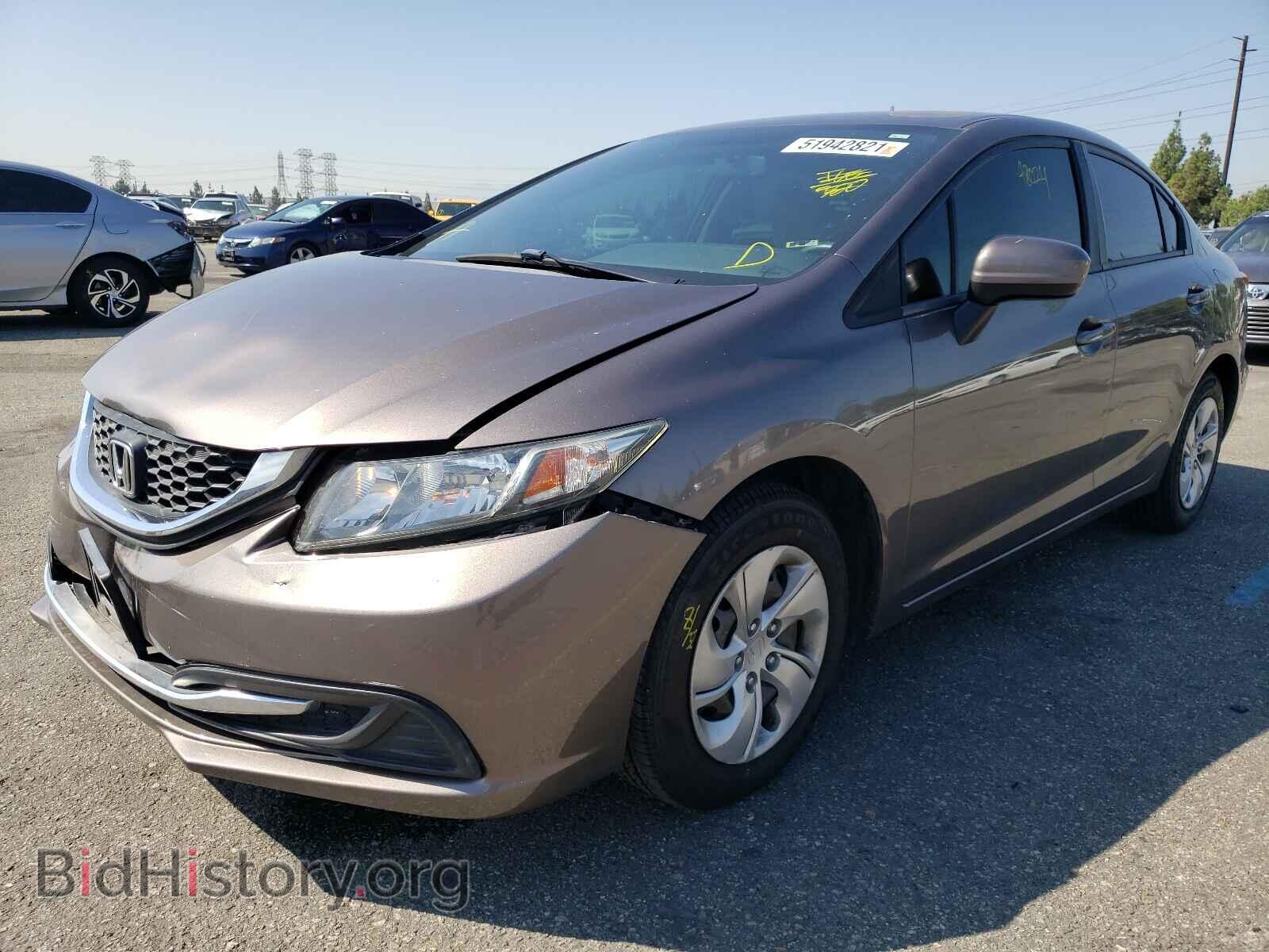 2014 HONDA CIVIC - VIN: 19XFB2F58EE228653 - Фото 2