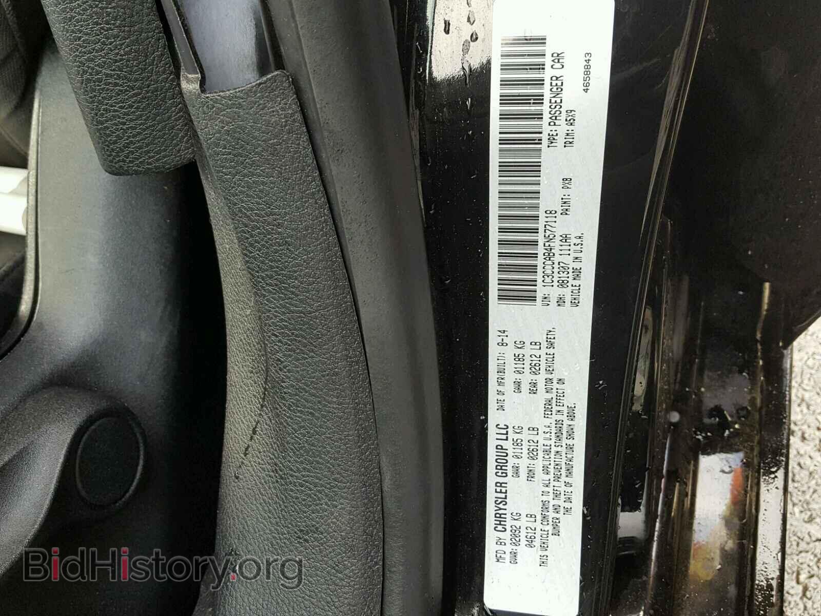 2015 CHRYSLER 200 - VIN: 1C3CCCAB4FN577118 - Photo 10