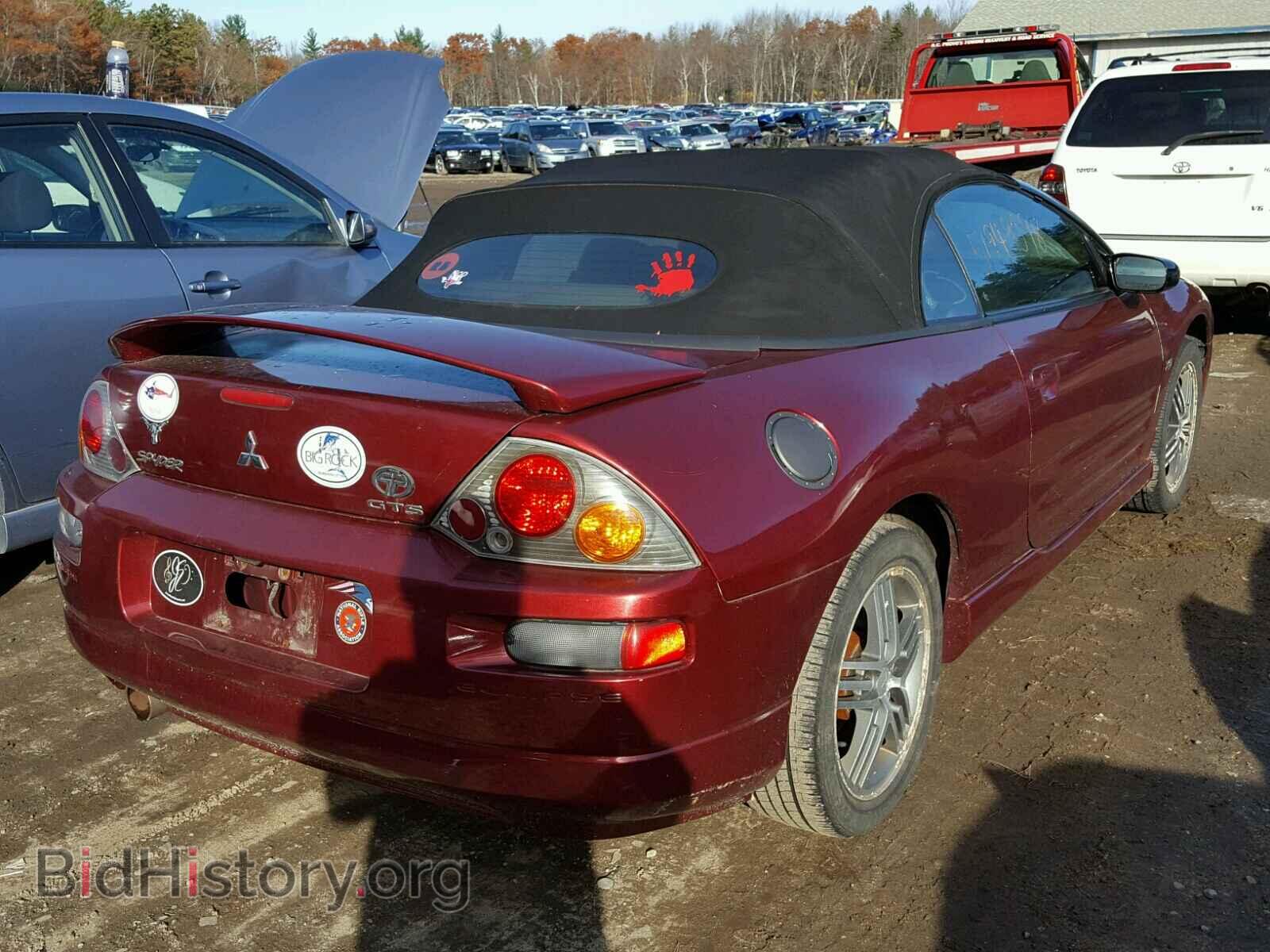 2003 MITSUBISHI ECLIPSE - VIN: 4A3AE75H53E087668 - Фото 4