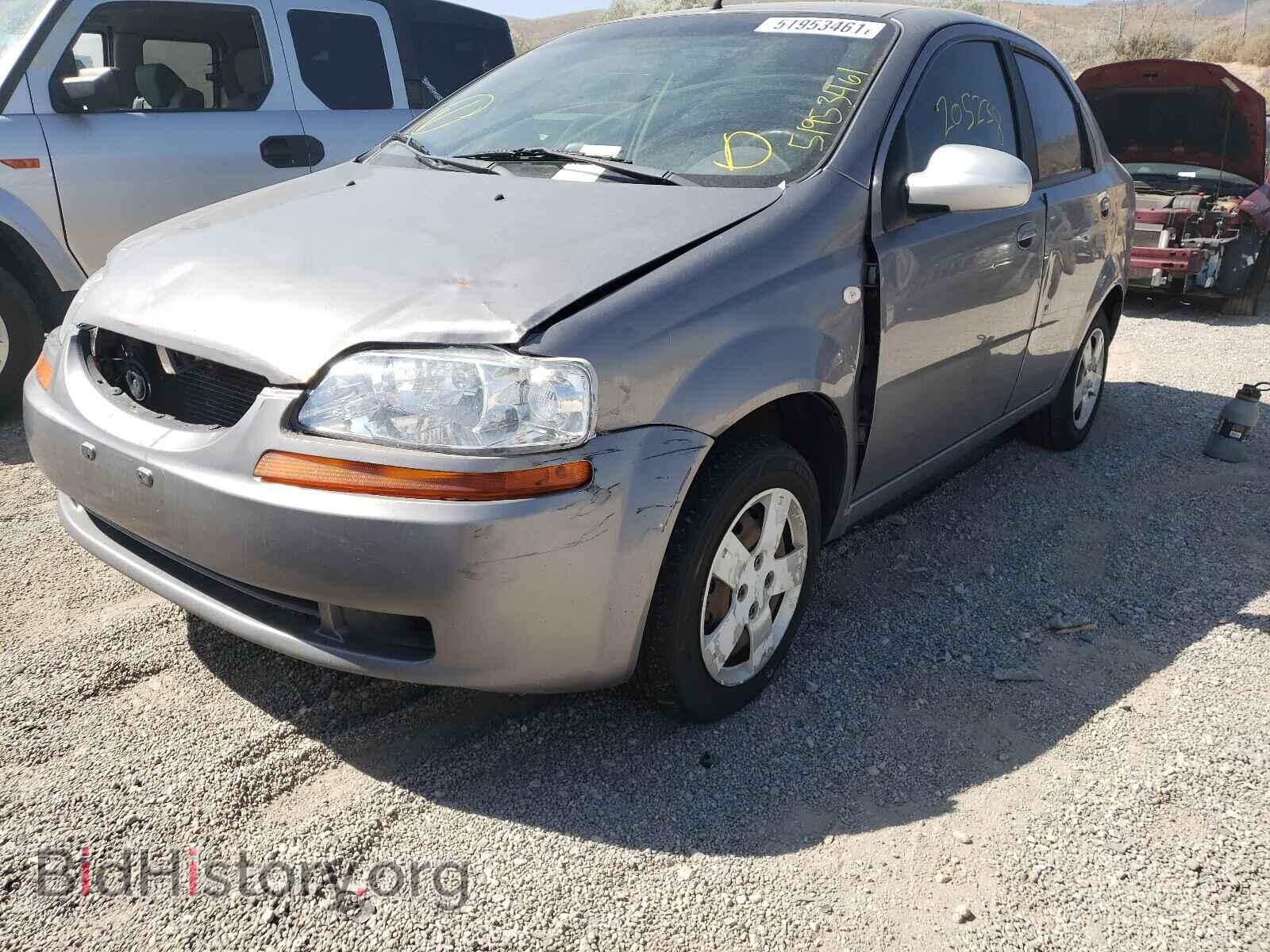 2006 CHEVROLET AVEO - VIN: KL1TD56626B642833 - Фото 2