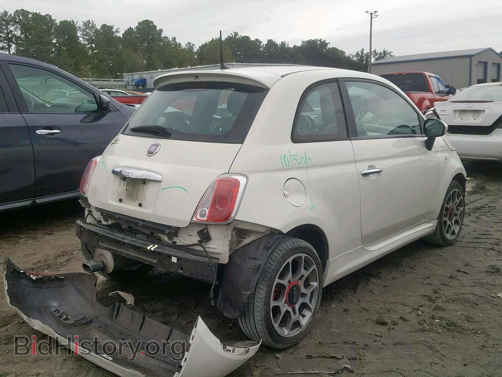 2012 FIAT 500 - VIN: 3C3CFFBR4CT363584 - Фото 4