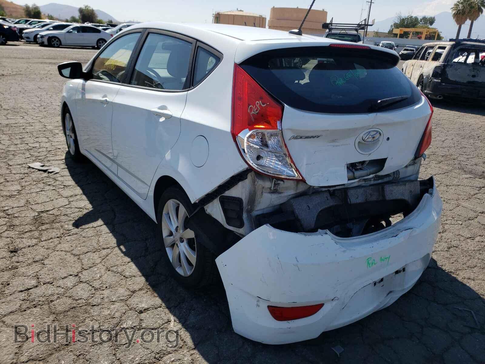 2012 HYUNDAI ACCENT - VIN: KMHCU5AE2CU041991 - Фото 3