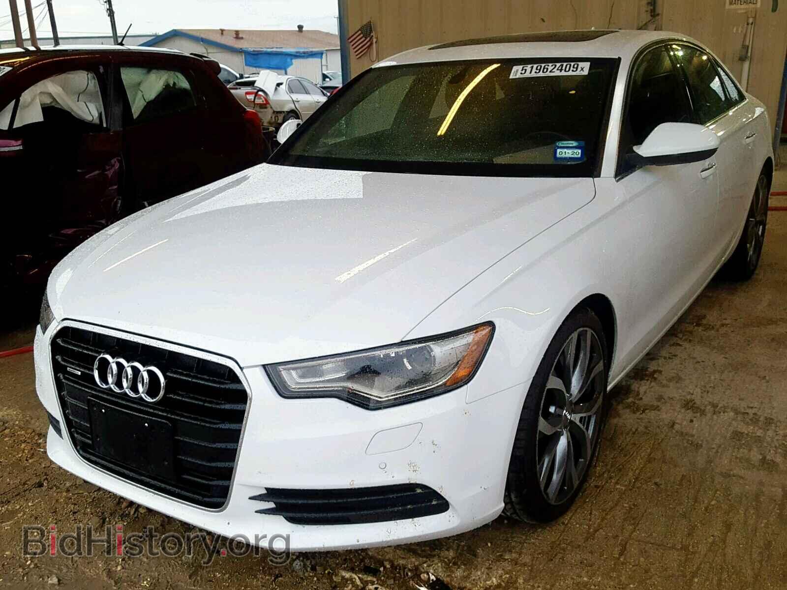 2014 AUDI A6 - VIN: WAUGFAFC1EN012895 - Фото 2