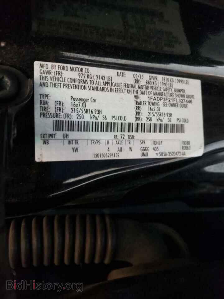 2015 FORD FOCUS - VIN: 1FADP3F21FL327446 - Photo 10
