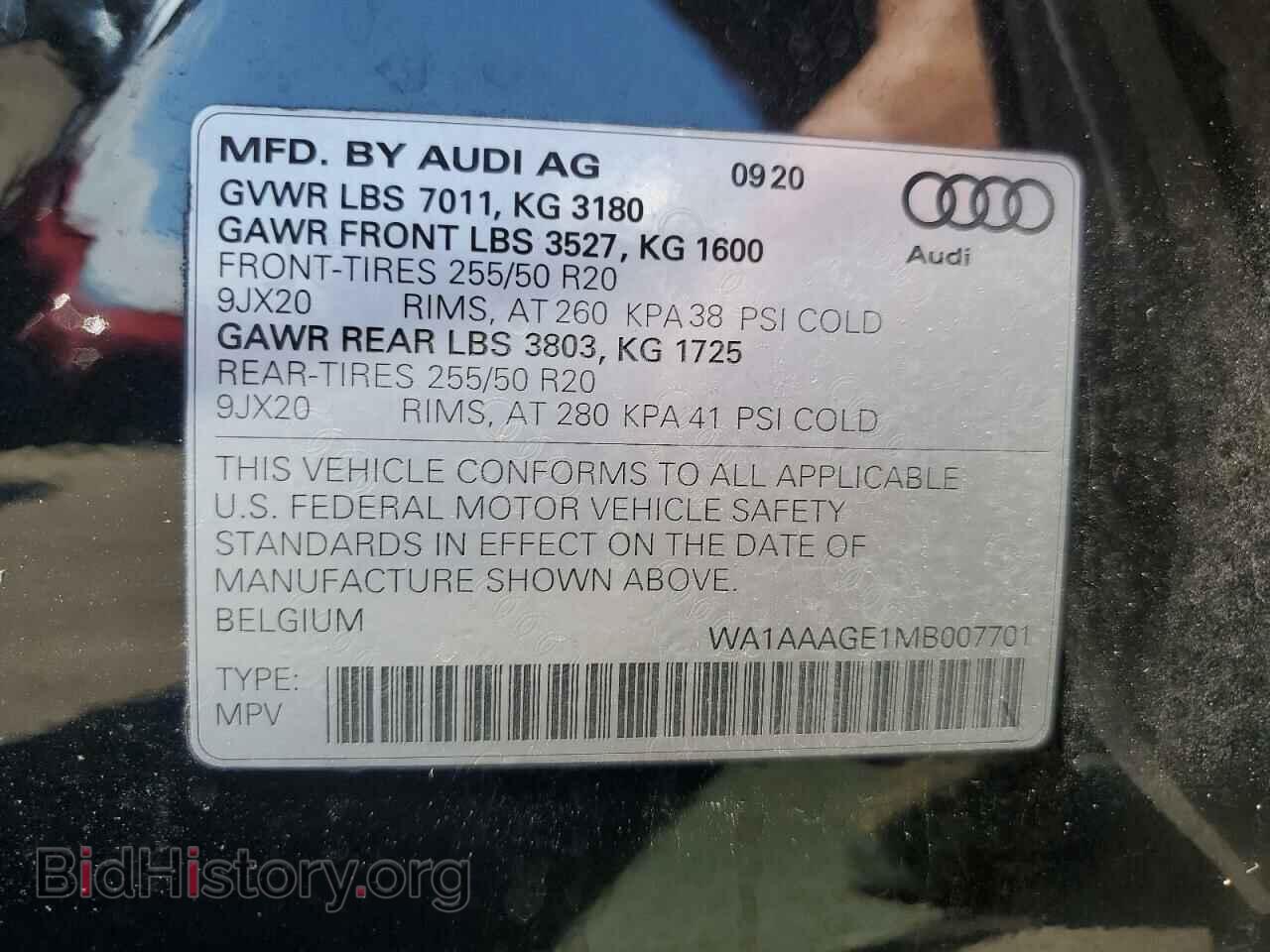 2021 AUDI E-TRON - VIN: WA1AAAGE1MB007701 - Photo 12