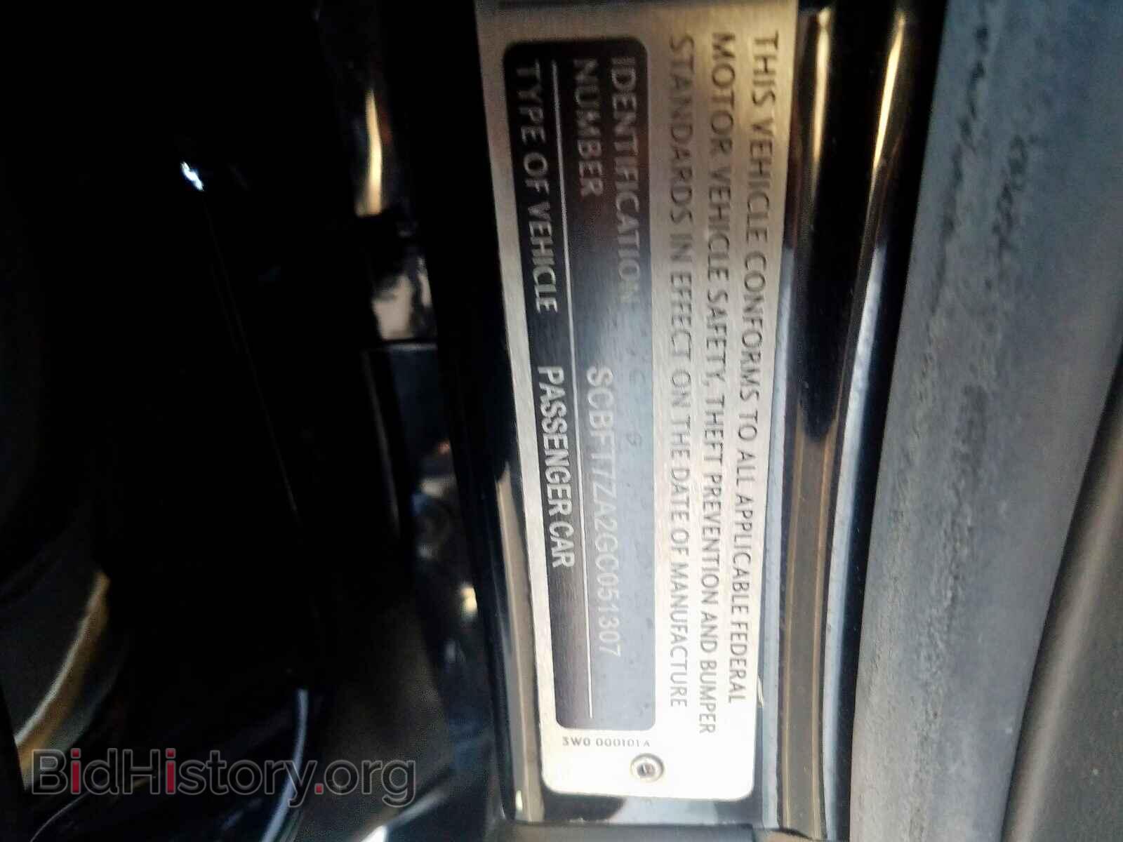 2016 BENTLEY ALL MODELS - VIN: SCBFT7ZA2GC051307 - Фото 10