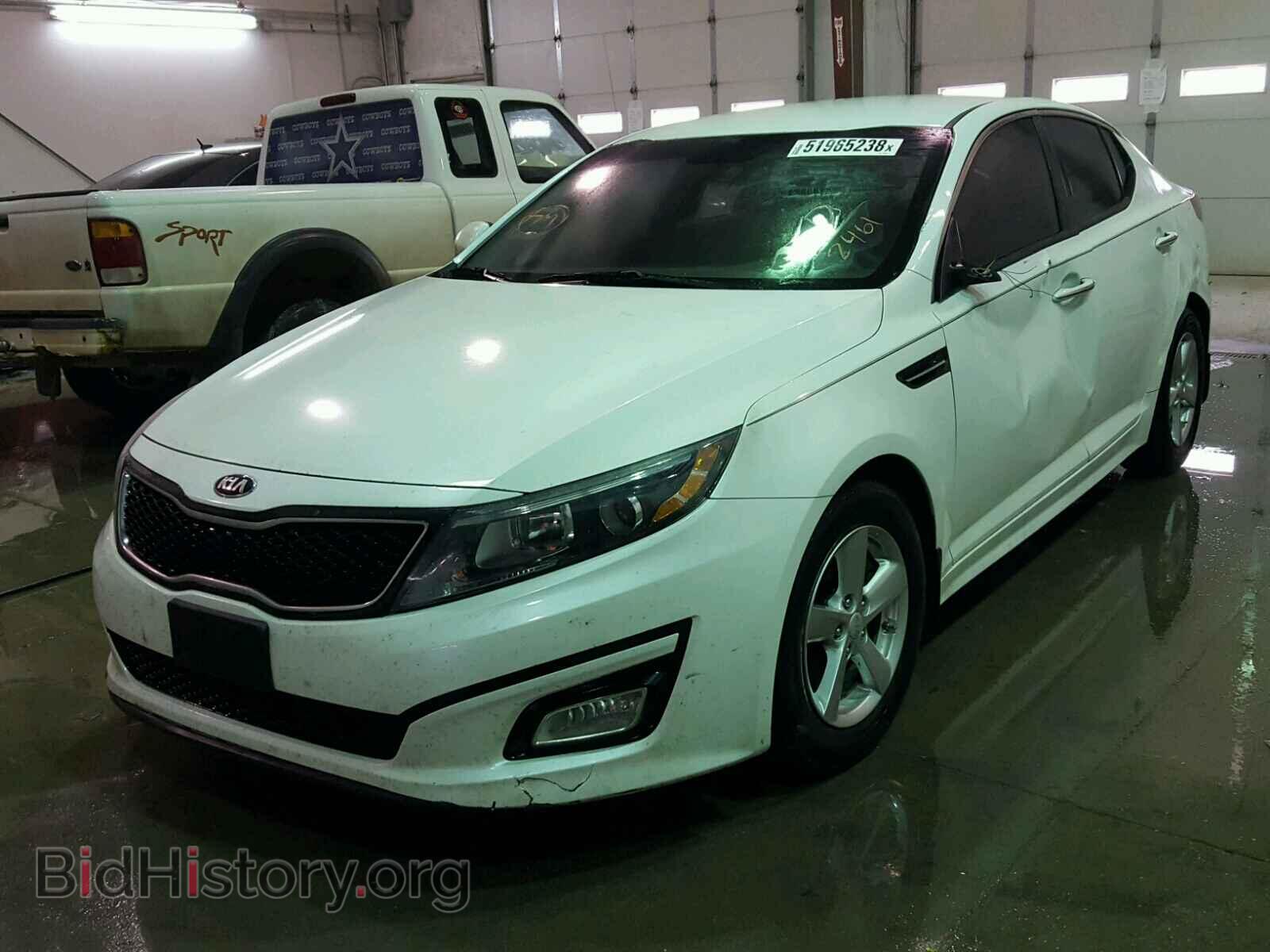 2015 KIA OPTIMA - VIN: KNAGM4A76F5612461 - Фото 2