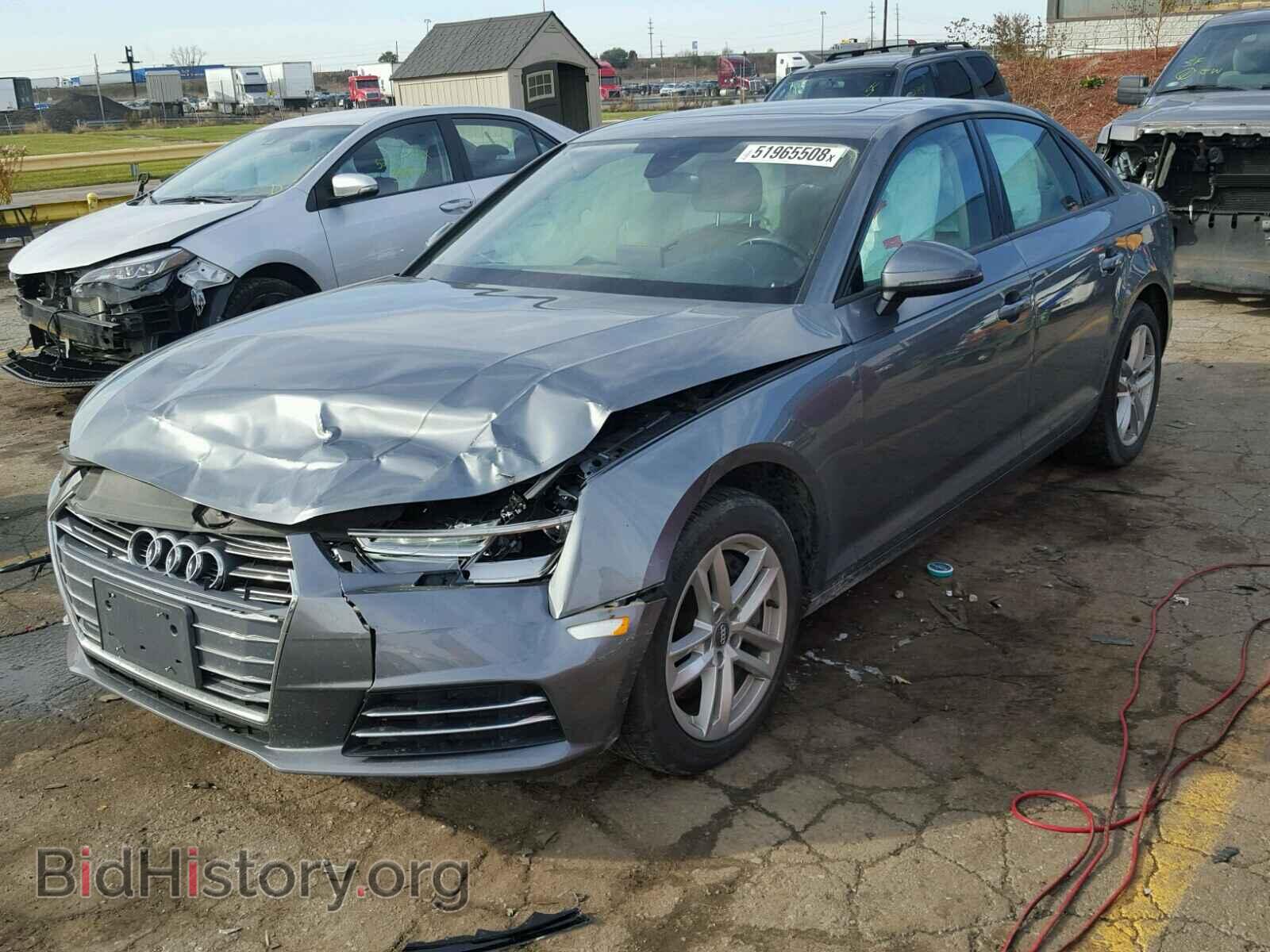 2017 AUDI A4 - VIN: WAUGNAF42HN051706 - Фото 2