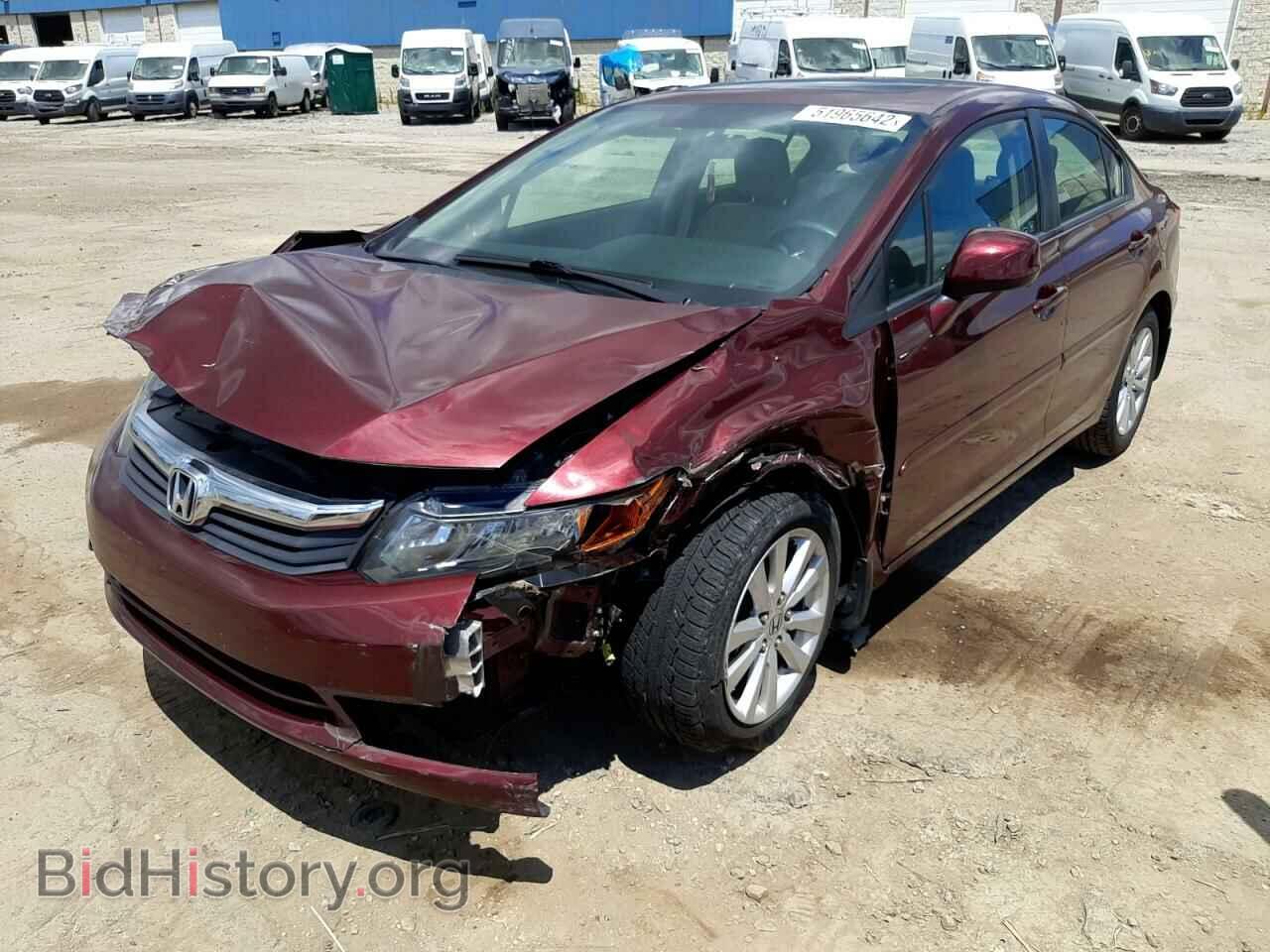 2012 HONDA CIVIC - VIN: 2HGFB2F91CH506301 - Фото 2
