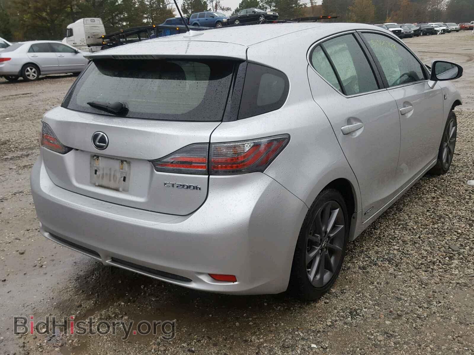 2012 LEXUS CT 200 - VIN: JTHKD5BH4C2120534 - Фото 4