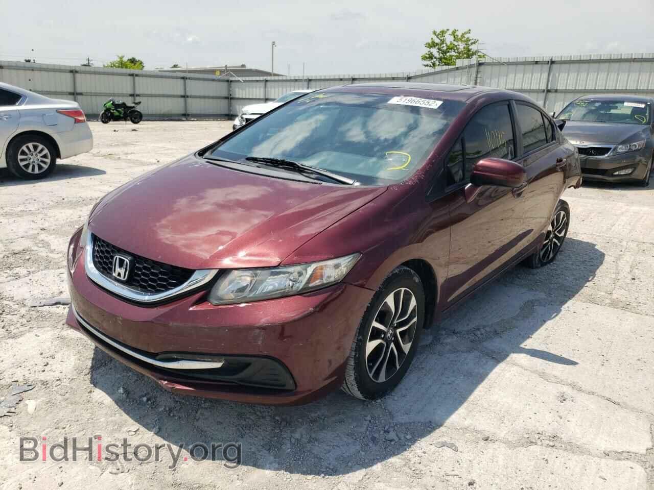 2014 HONDA CIVIC - VIN: 2HGFB2F81EH547845 - Фото 2