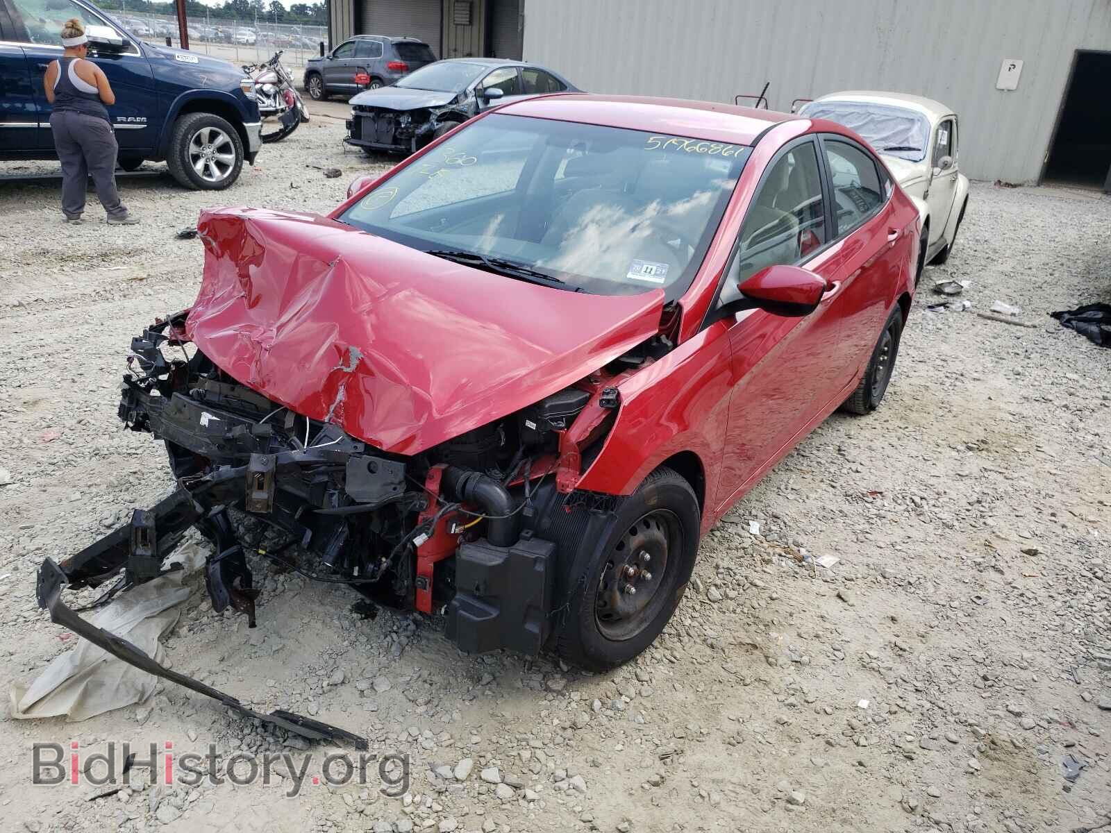2014 HYUNDAI ACCENT - VIN: KMHCT4AE0EU777652 - Фото 2