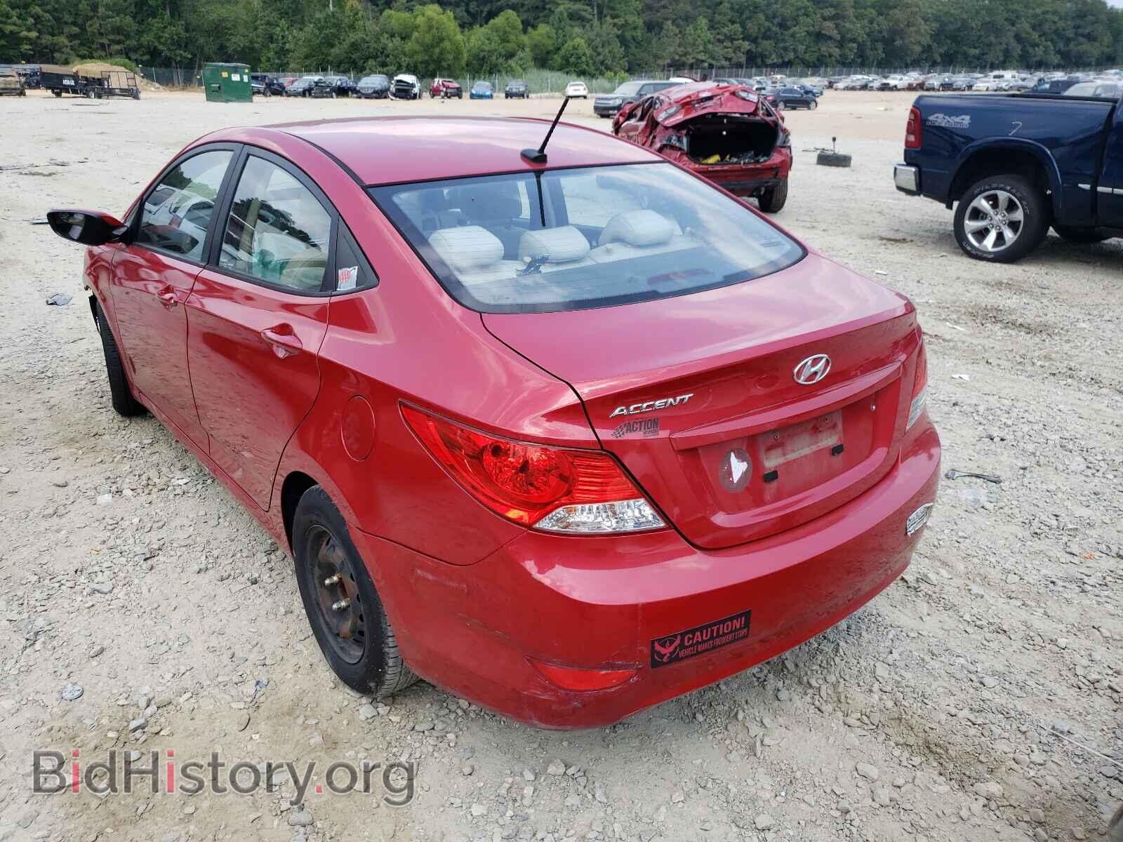 2014 HYUNDAI ACCENT - VIN: KMHCT4AE0EU777652 - Фото 3