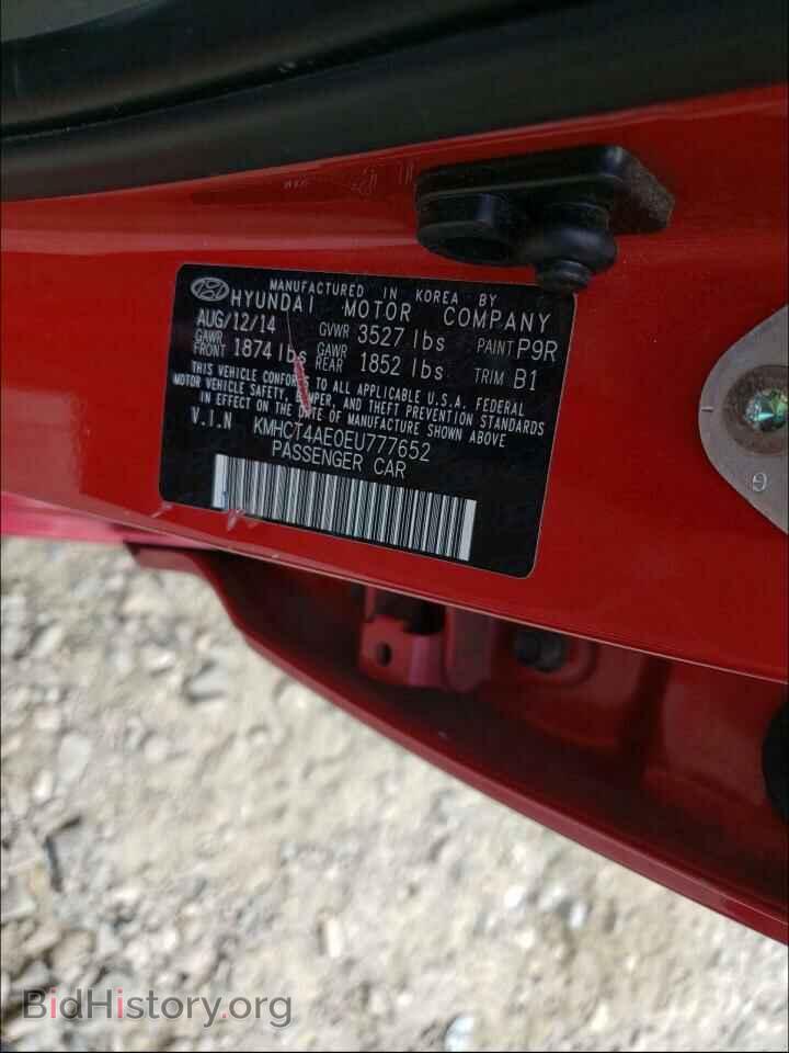 2014 HYUNDAI ACCENT - VIN: KMHCT4AE0EU777652 - Фото 10