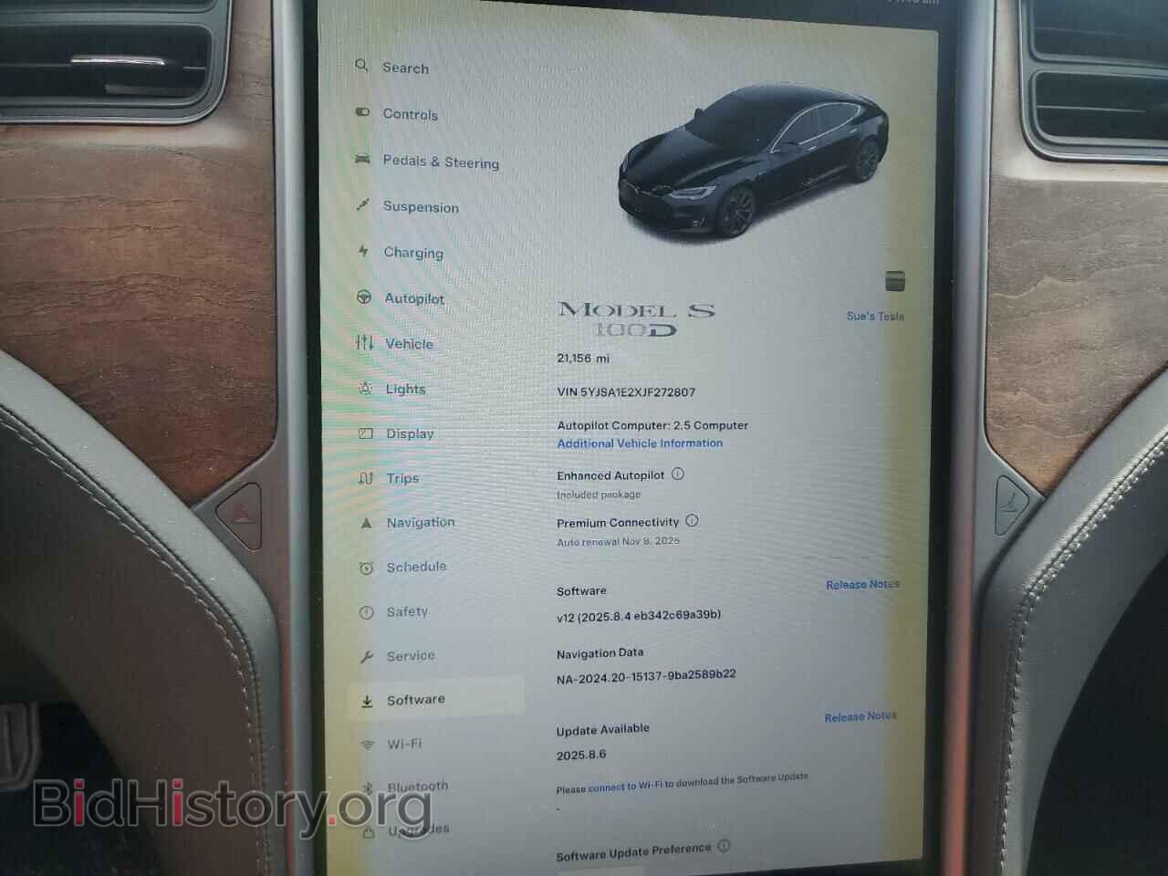 2018 TESLA MODEL S - VIN: 5YJSA1E2XJF272807 - Фото 9