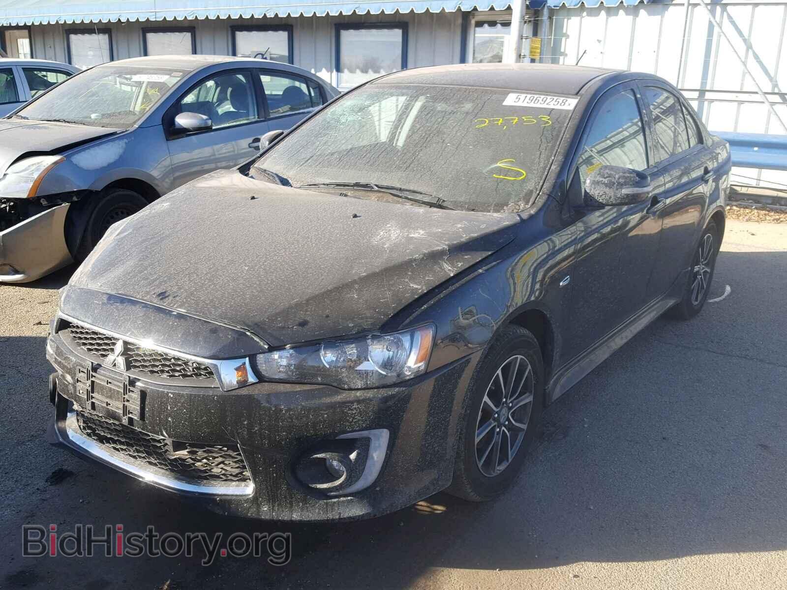 2017 MITSUBISHI LANCER - VIN: JA32U2FU0HU005897 - Фото 2