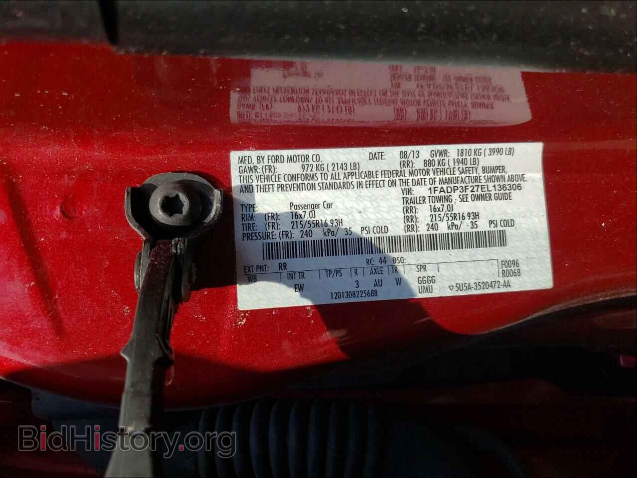 2014 FORD FOCUS - VIN: 1FADP3F27EL136306 - Photo 10