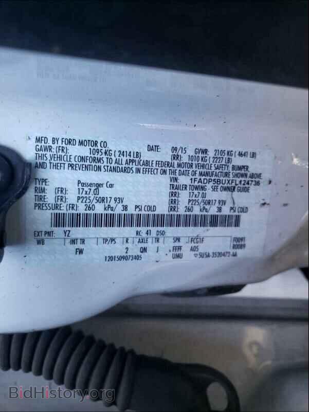 2015 FORD CMAX - VIN: 1FADP5BUXFL124736 - Фото 10