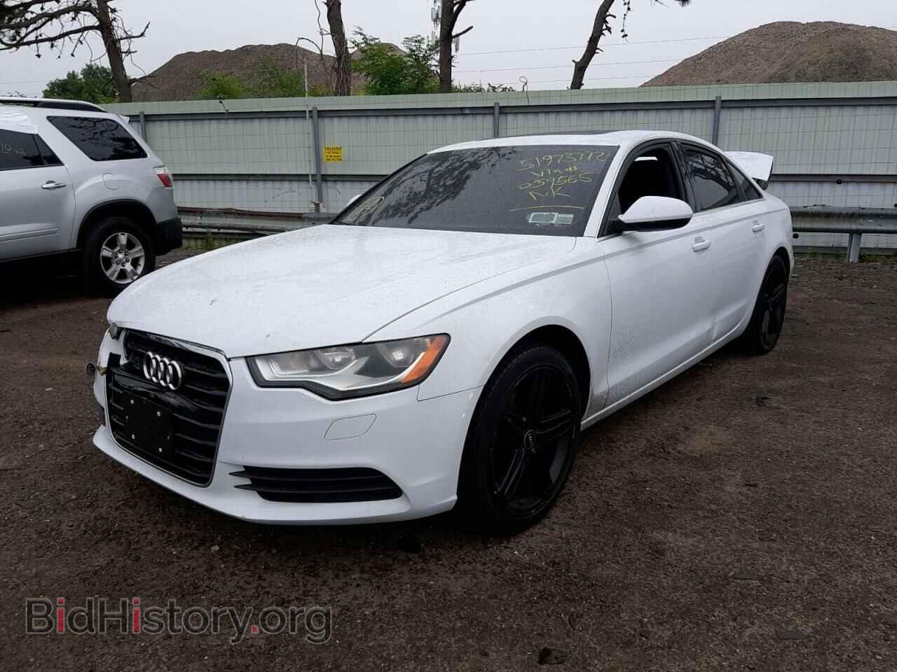 2013 AUDI A6 - VIN: WAUFFAFC3DN059565 - Фото 2