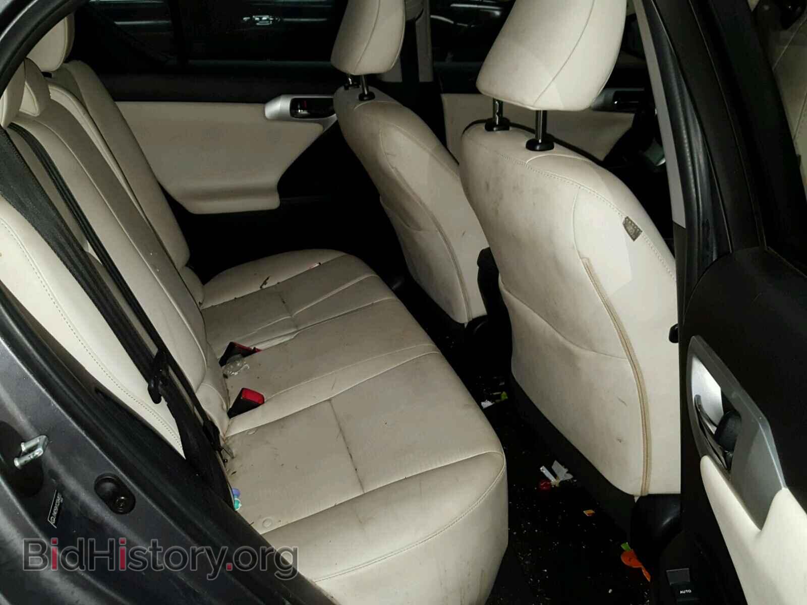 2012 LEXUS CT 200 - VIN: JTHKD5BH1C2064830 - Фото 6