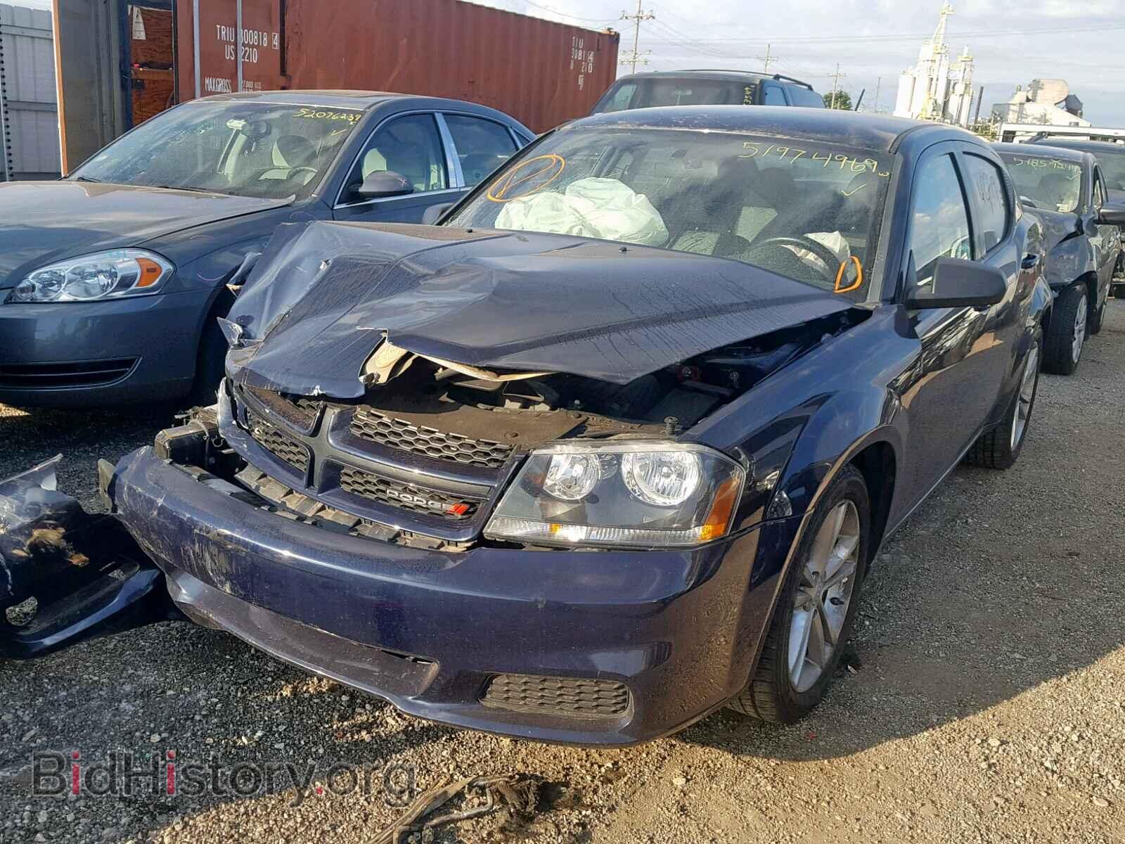 2014 DODGE AVENGER - VIN: 1C3CDZAB8EN222645 - Фото 2