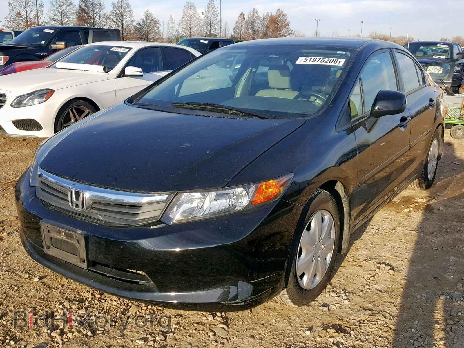 2012 HONDA CIVIC LX - VIN: 19XFB2F58CE097933 - Фото 2