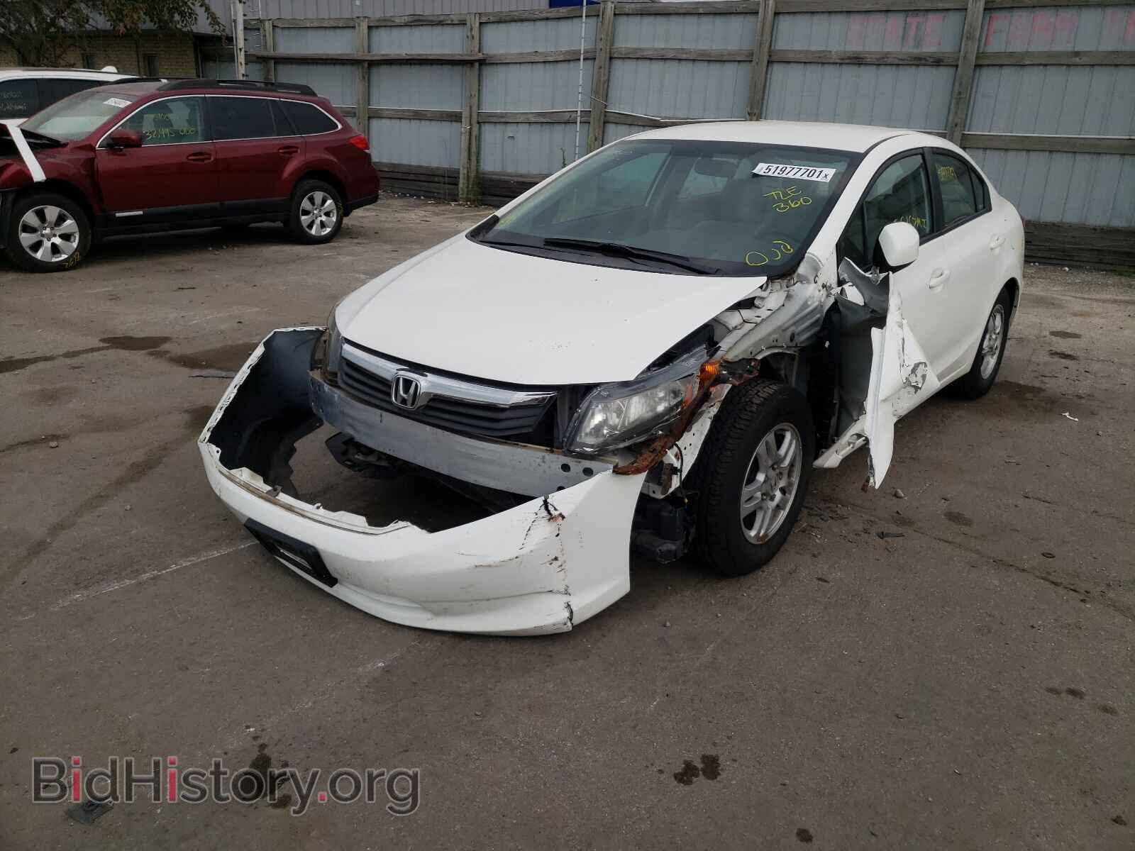 2012 HONDA CIVIC - VIN: 19XFB2F5XCE052900 - Фото 2