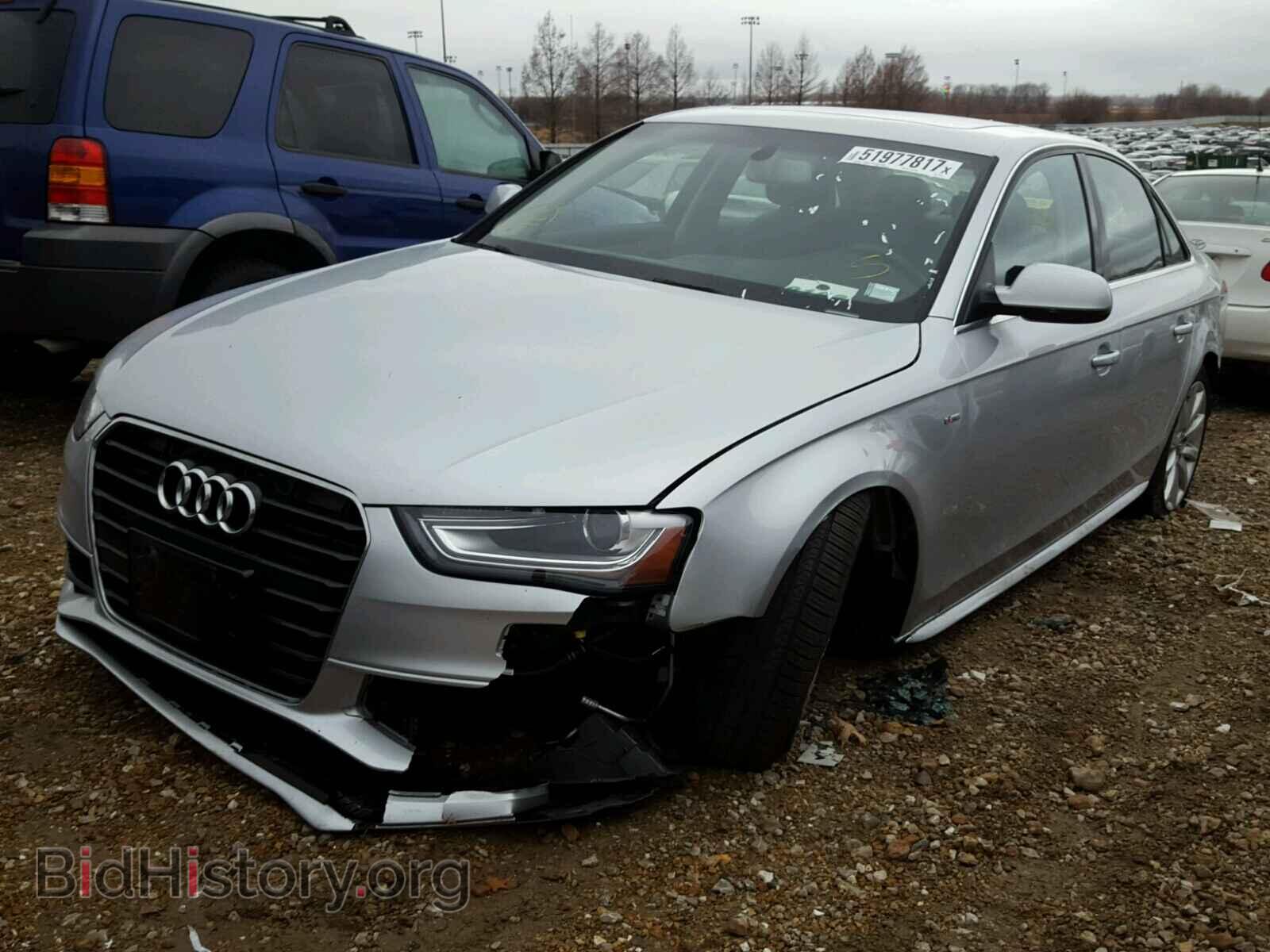2014 AUDI A4 - VIN: WAUAFAFL0EN041374 - Фото 2