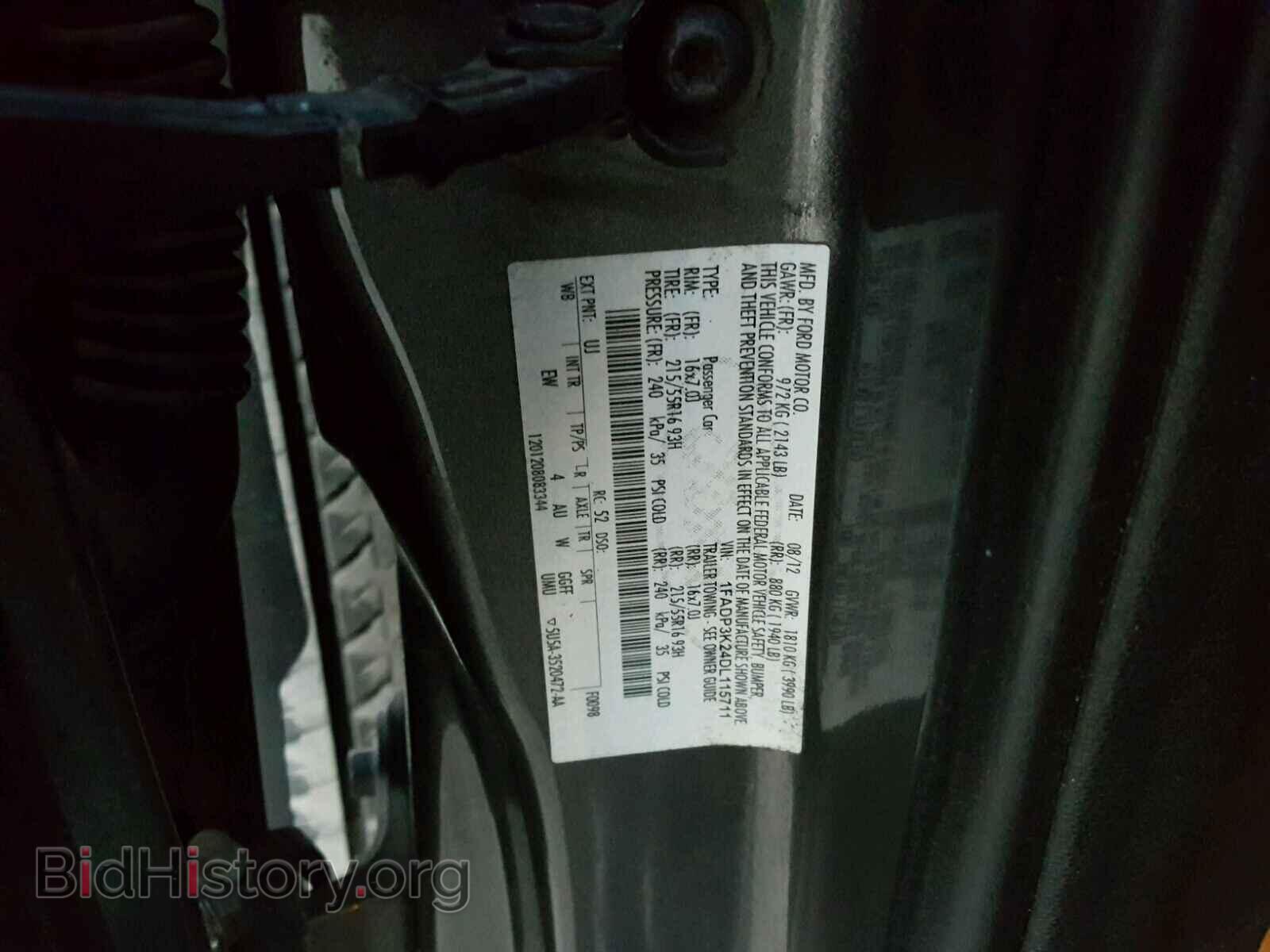 2013 FORD FOCUS - VIN: 1FADP3K24DL115711 - Photo 10