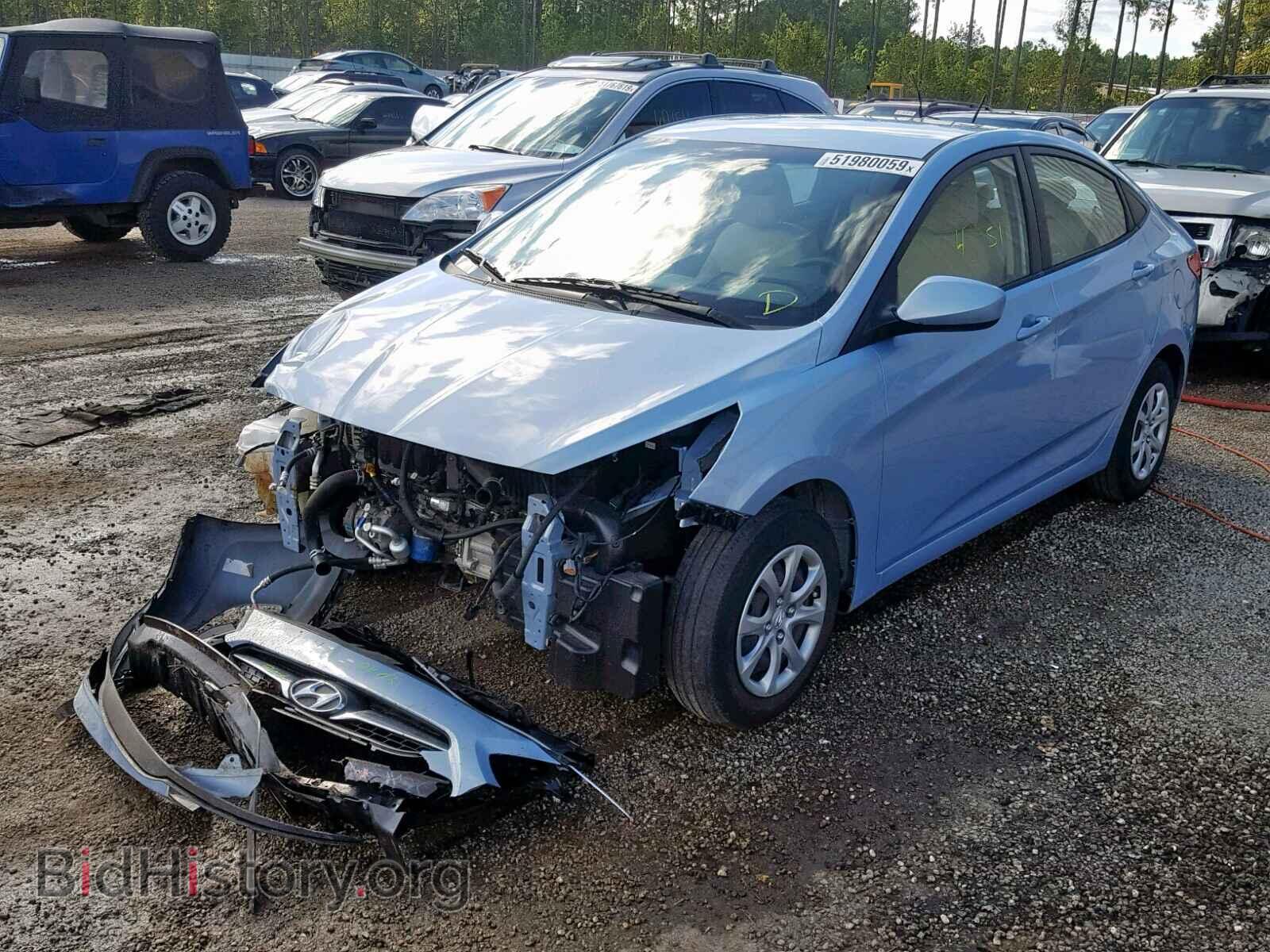 2014 HYUNDAI ACCENT - VIN: KMHCT4AE0EU754100 - Фото 2