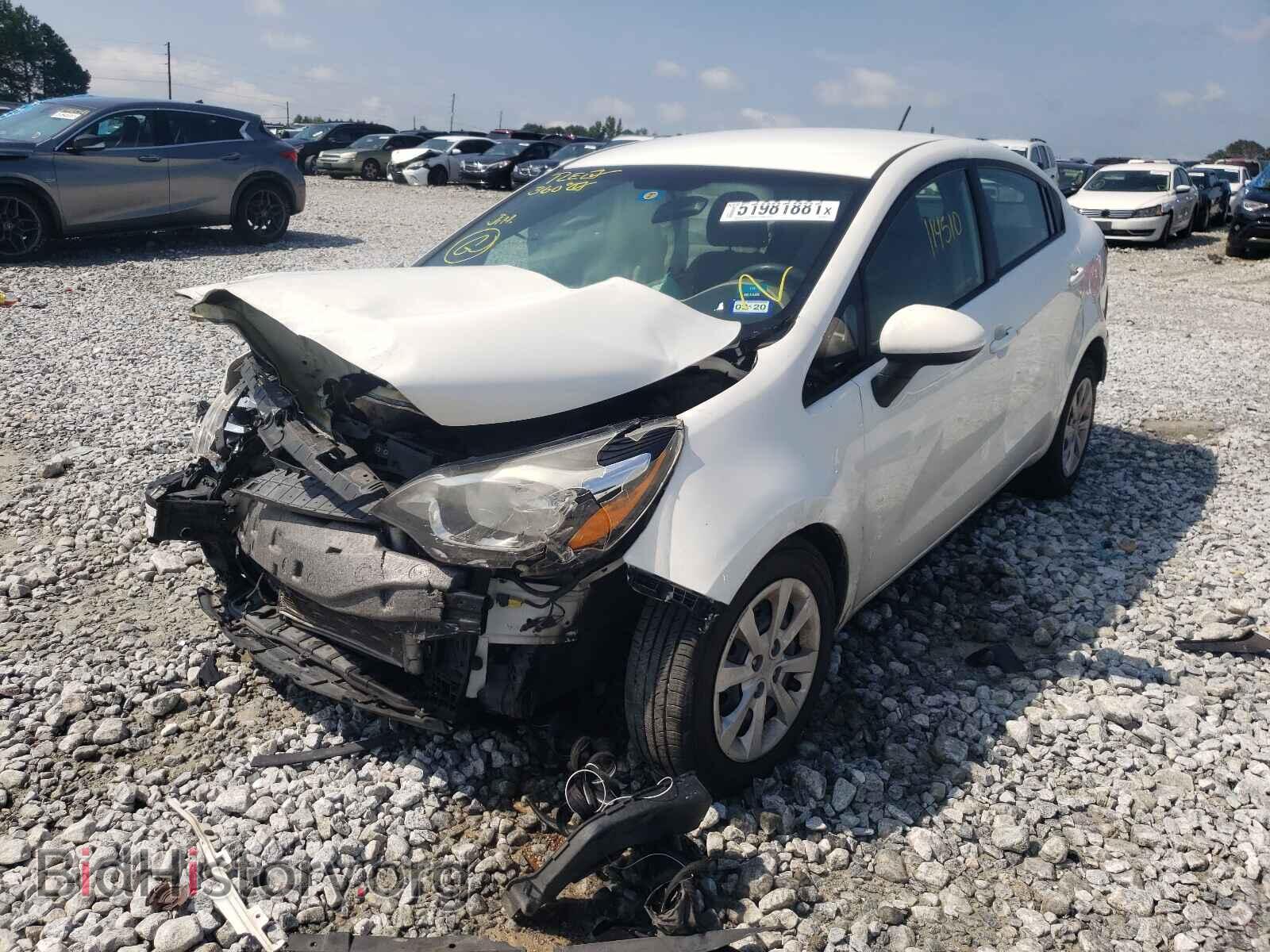 2014 KIA RIO - VIN: KNADM4A36E6361661 - Фото 2