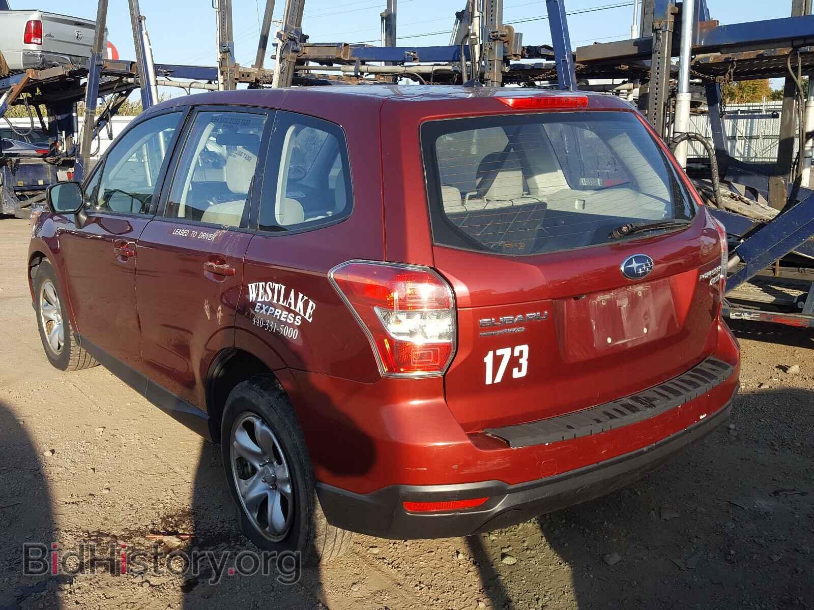 2015 SUBARU FORESTER - VIN: JF2SJAAC4FH476347 - Фото 3