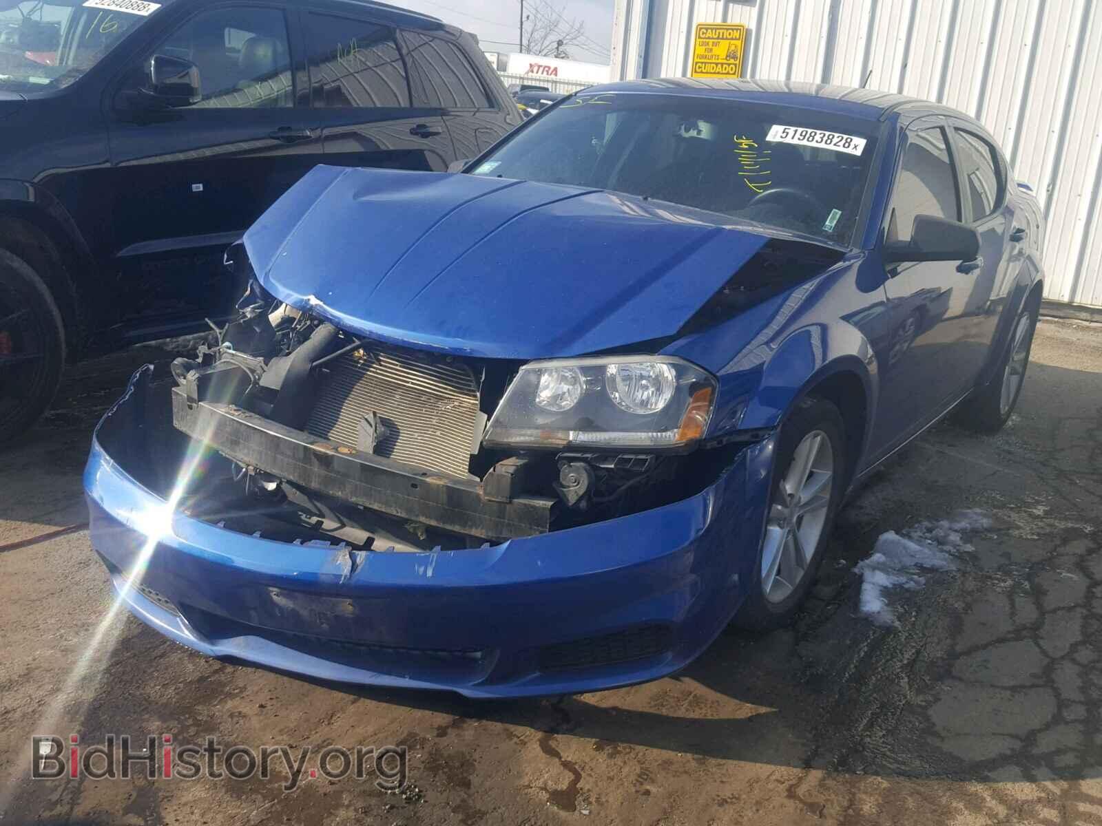 2014 DODGE AVENGER - VIN: 1C3CDZAB4EN155476 - Фото 2