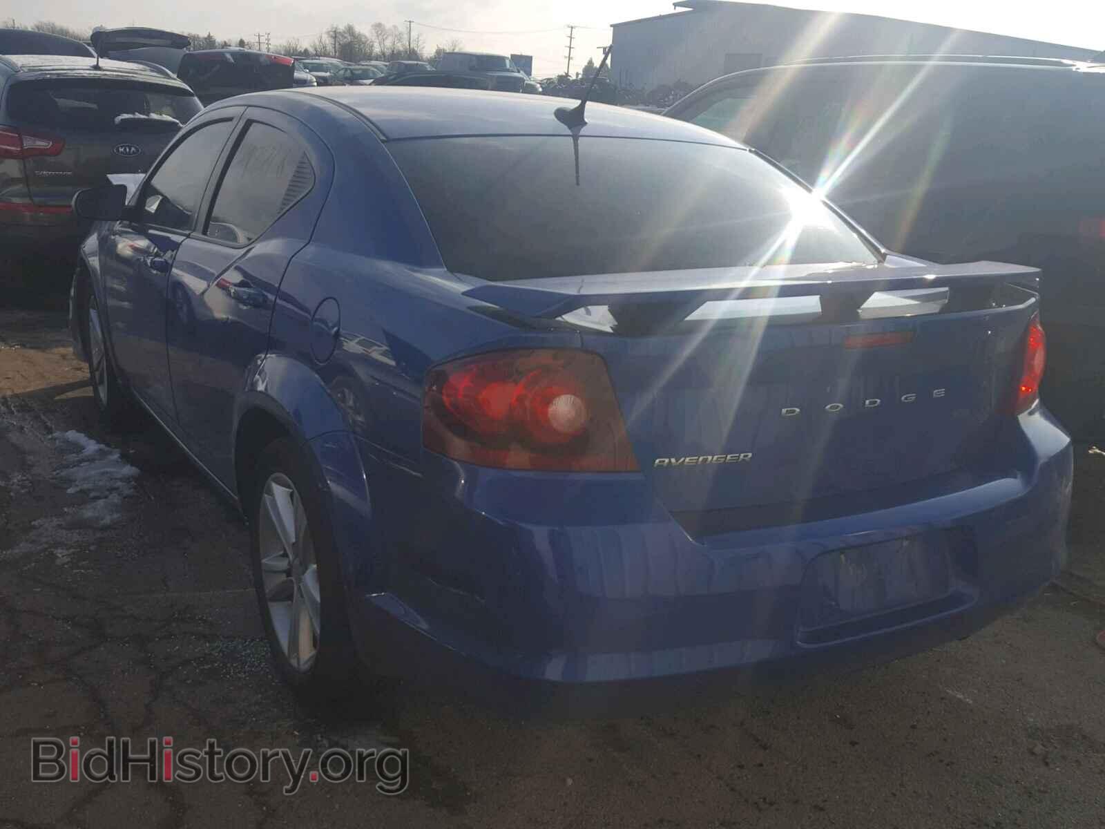 2014 DODGE AVENGER - VIN: 1C3CDZAB4EN155476 - Фото 3