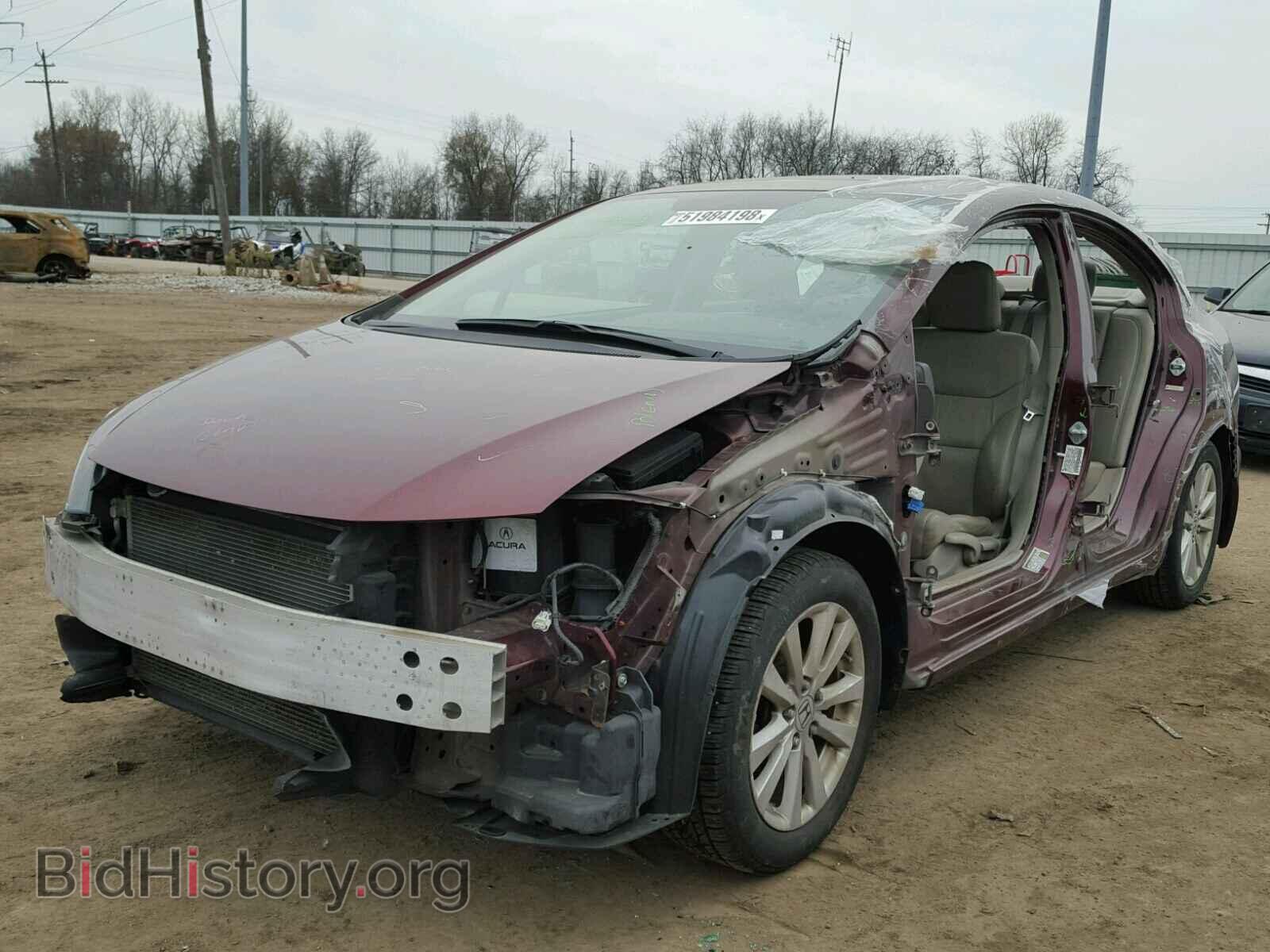 2012 HONDA CIVIC - VIN: 19XFB2F90CE026955 - Фото 2