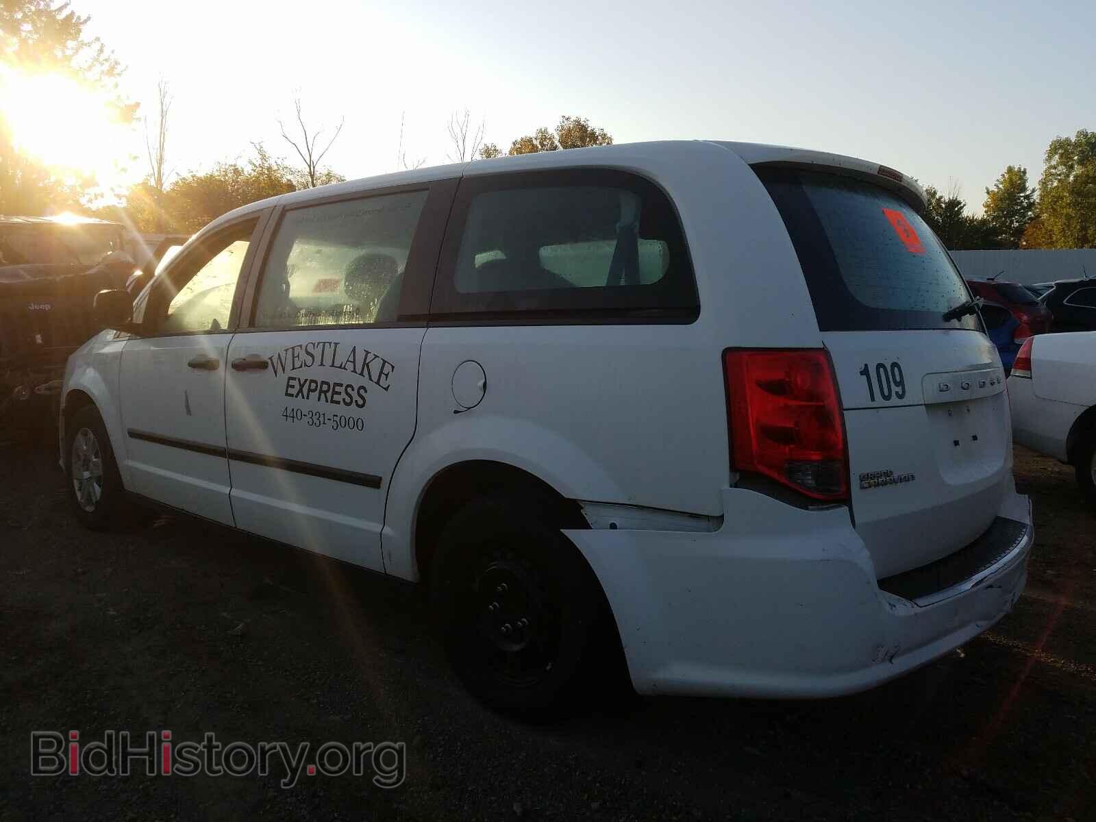 2013 DODGE CARAVAN - VIN: 2C4RDGBG8DR518450 - Фото 3