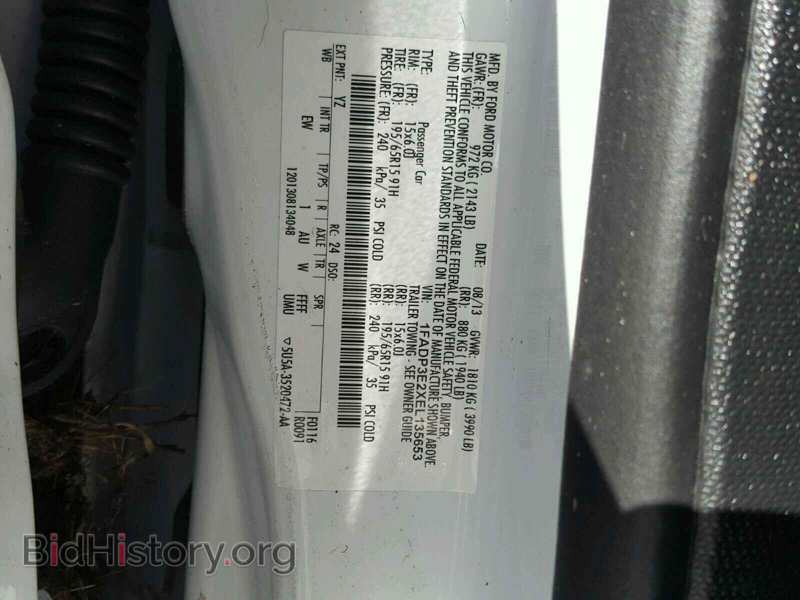 2014 FORD FOCUS - VIN: 1FADP3E2XEL135653 - Photo 10