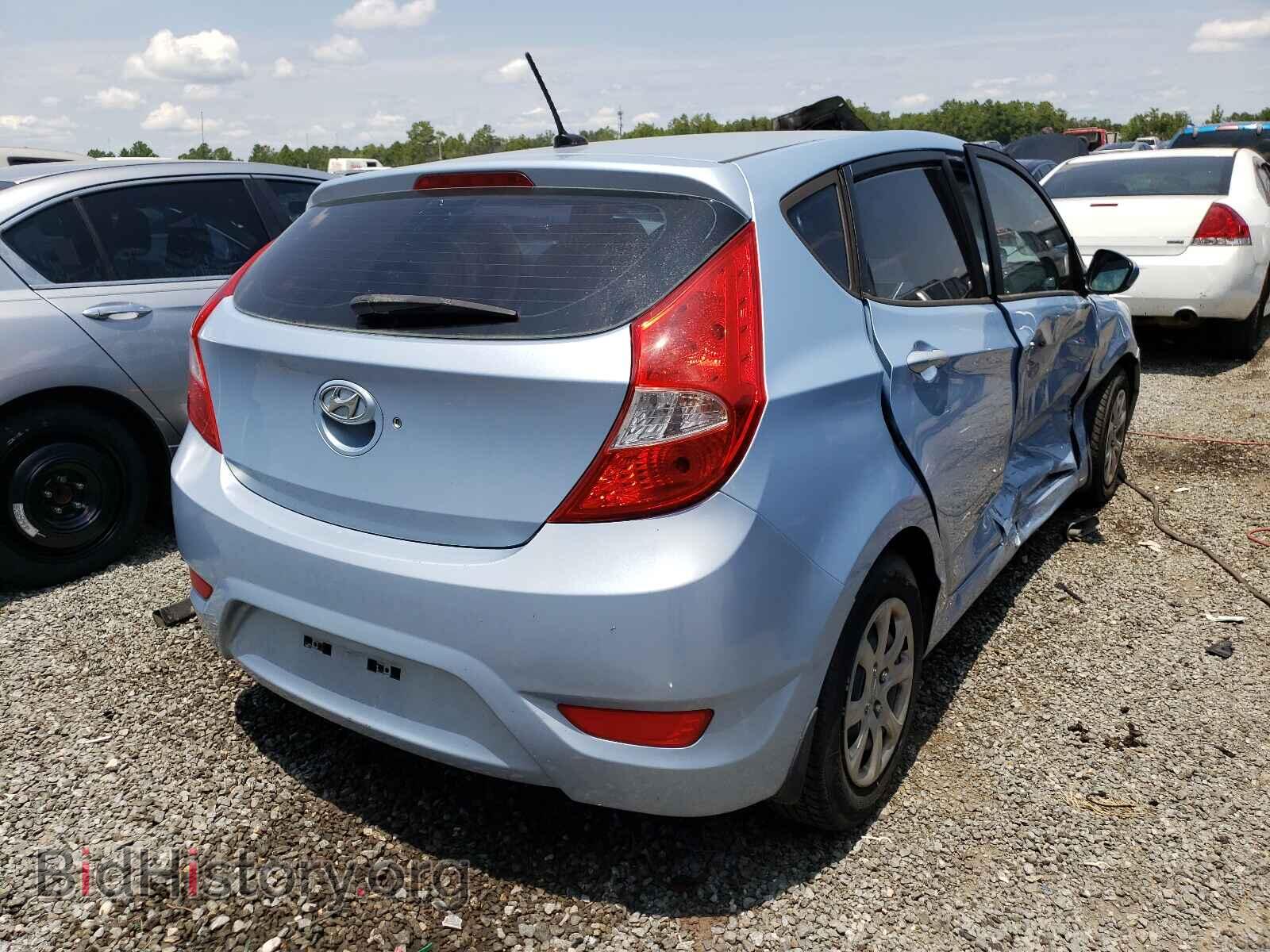 2013 HYUNDAI ACCENT - VIN: KMHCT5AE0DU114411 - Фото 4