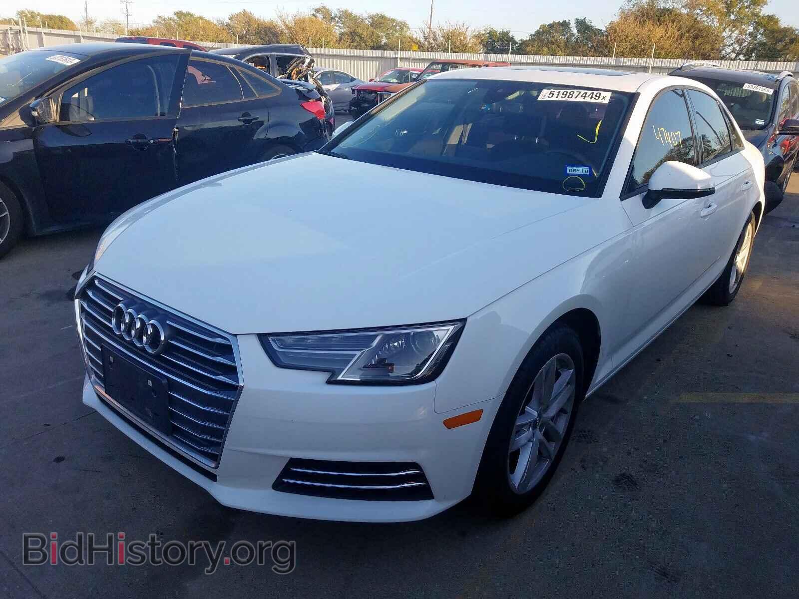 2017 AUDI A4 - VIN: WAUGNAF49HN050102 - Фото 2
